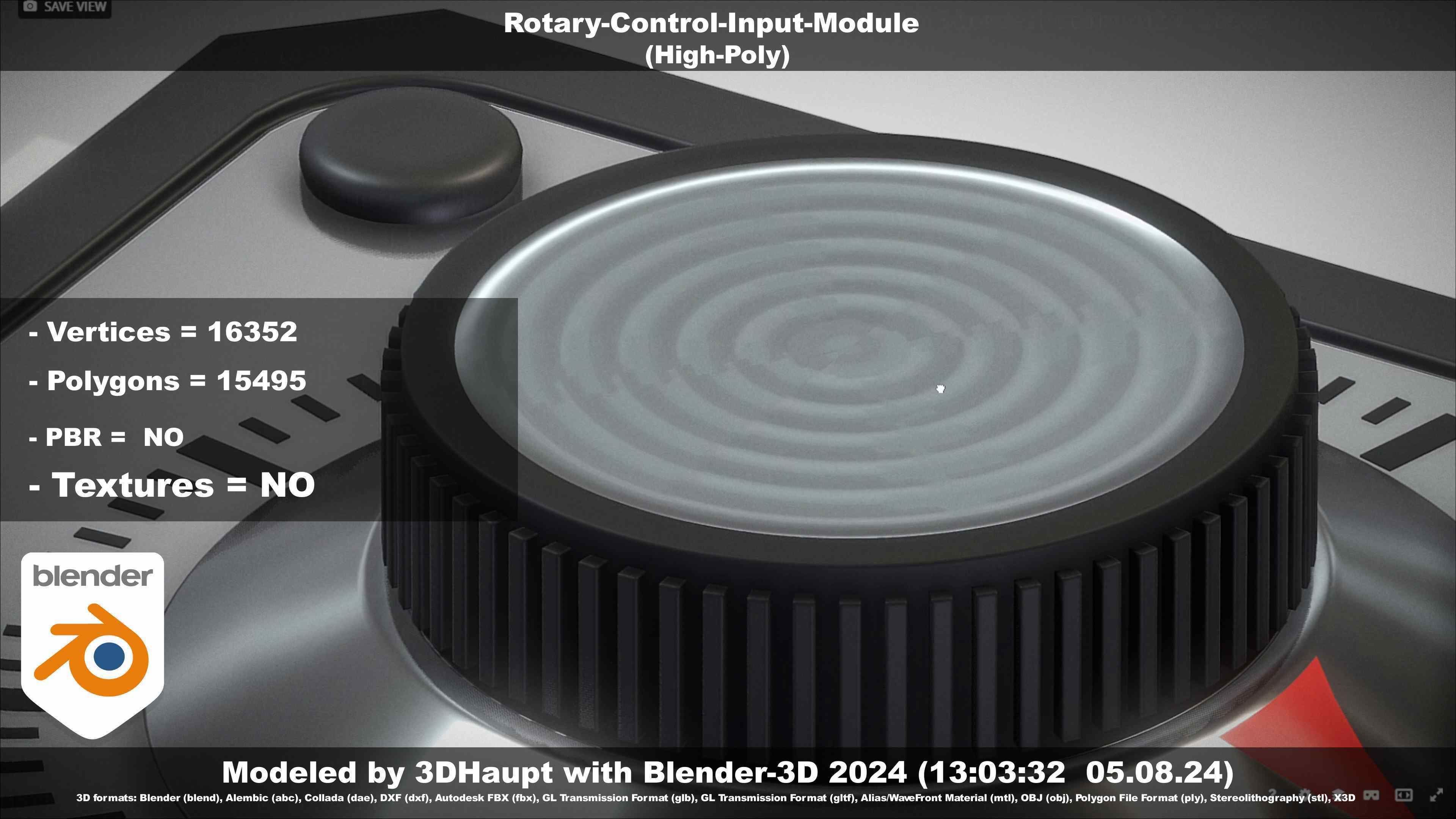 Rotary-Control-Input-Module 3D model_91