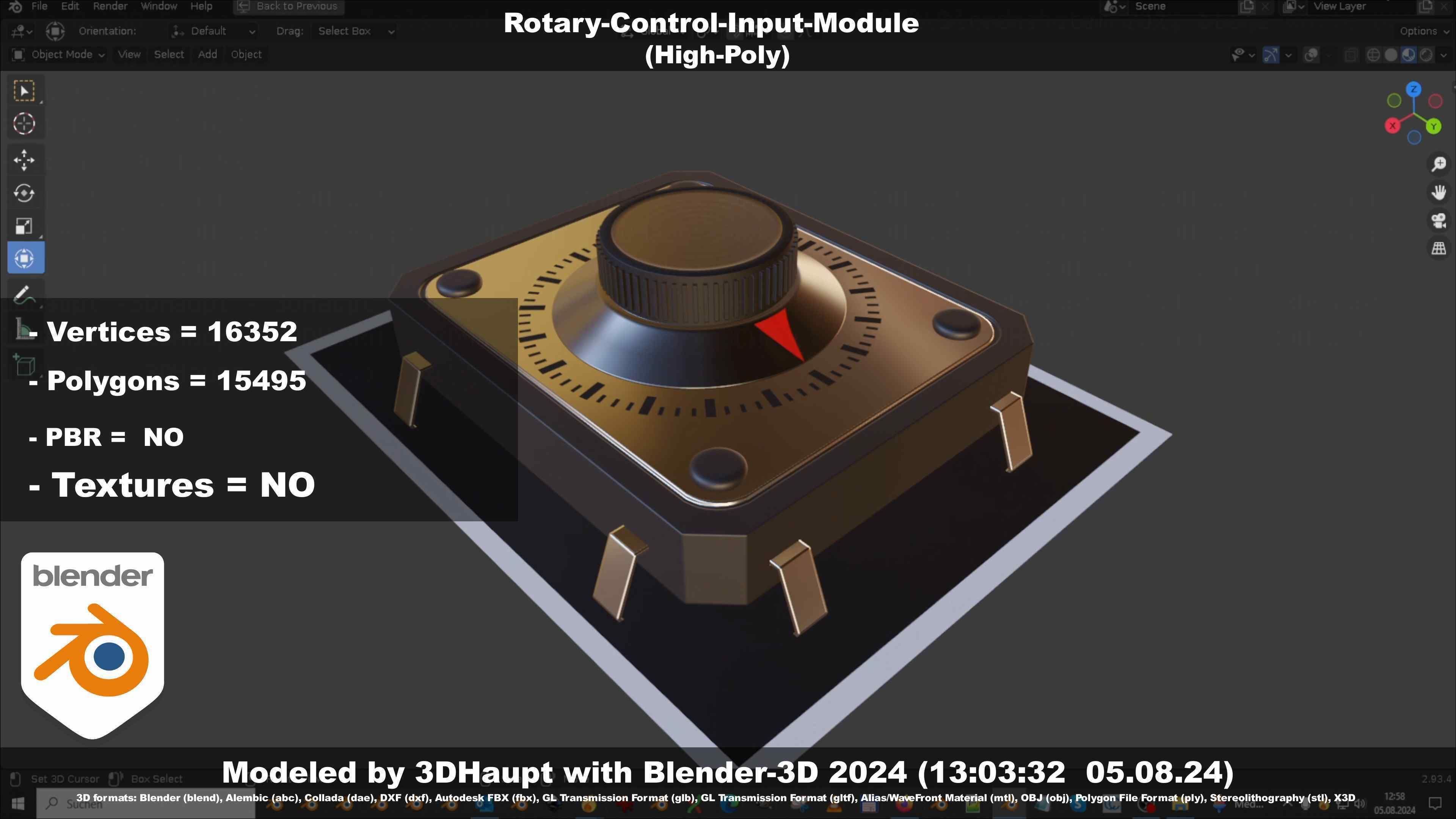 Rotary-Control-Input-Module 3D model_28