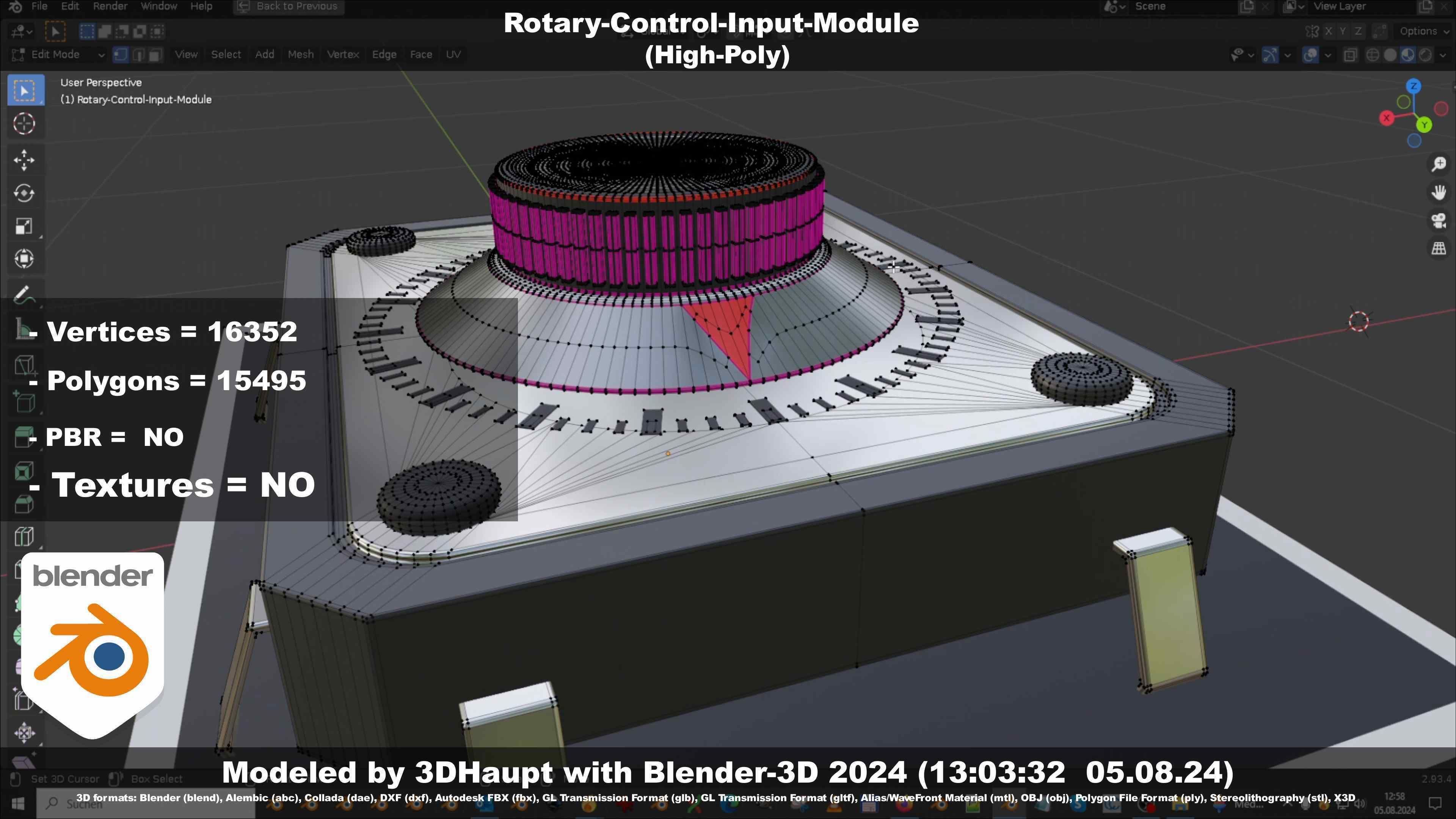Rotary-Control-Input-Module 3D model_115