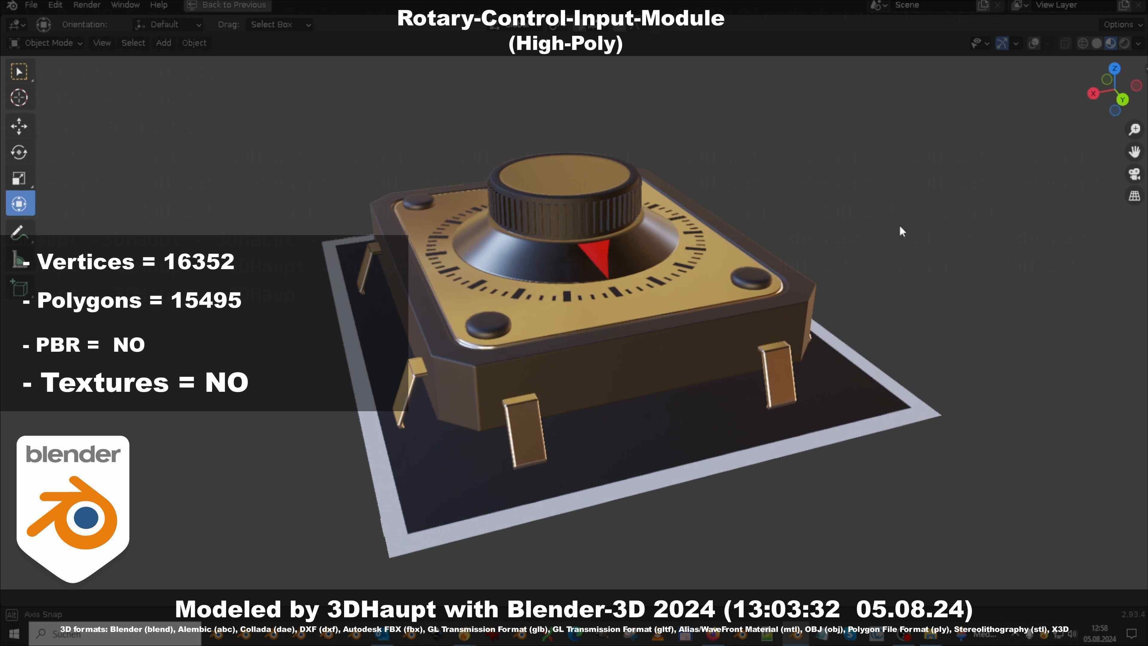 Rotary-Control-Input-Module 3D model_42