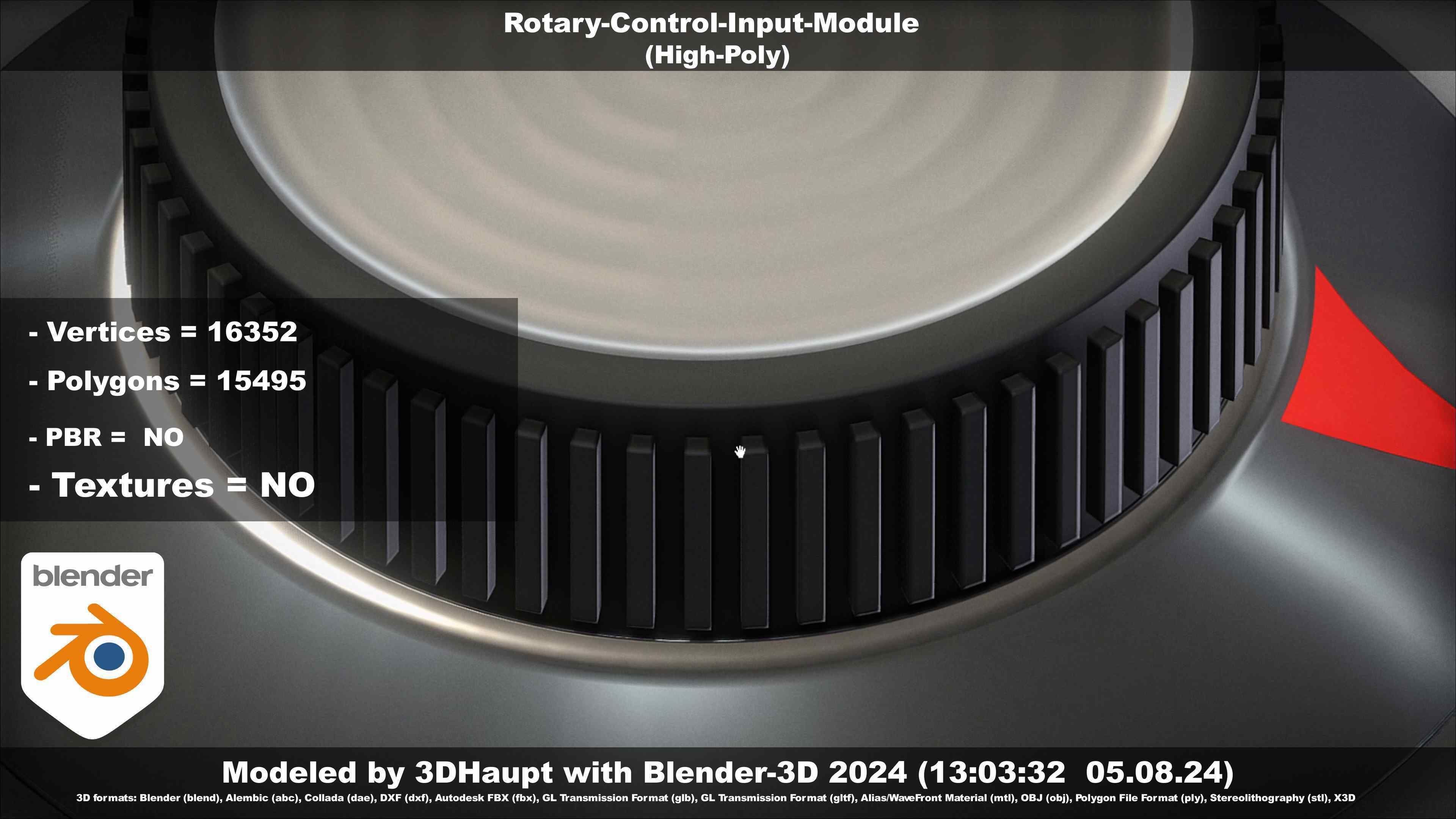 Rotary-Control-Input-Module 3D model_102