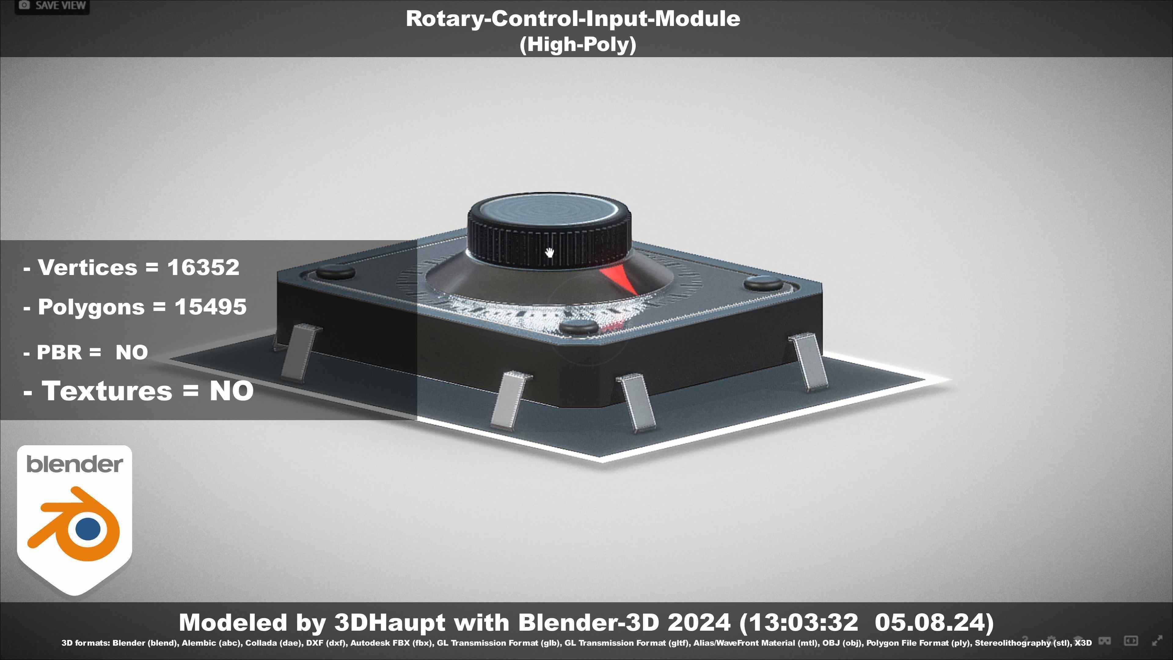 Rotary-Control-Input-Module 3D model_34