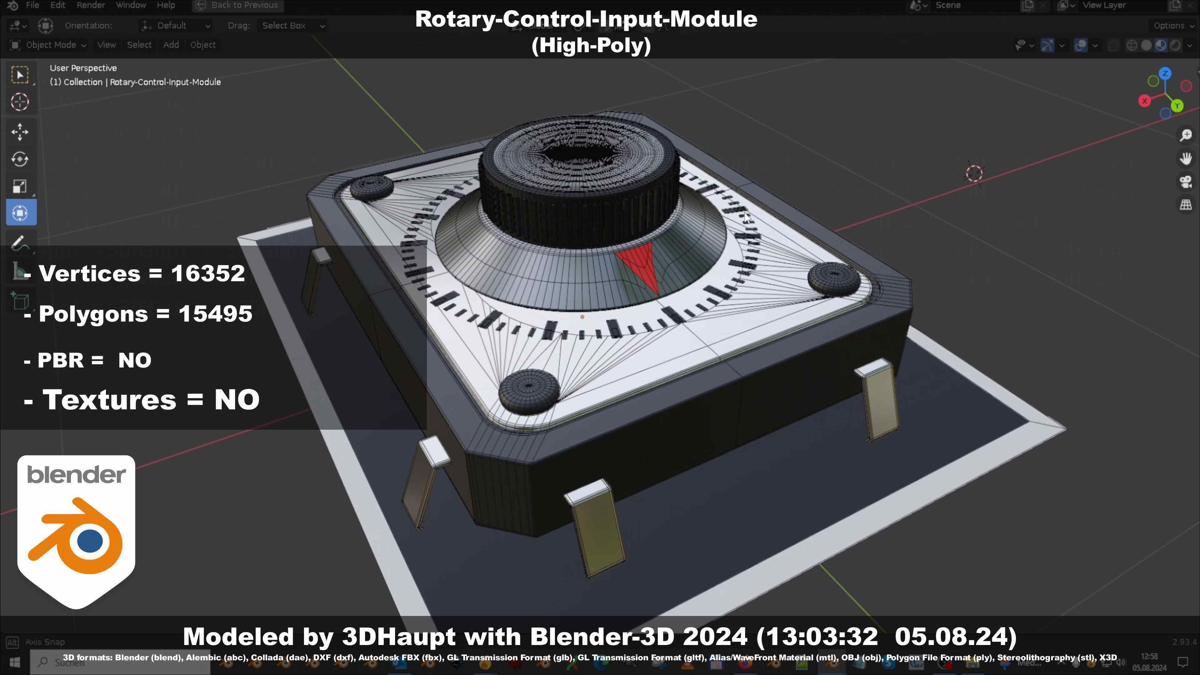 Rotary-Control-Input-Module 3D model_57
