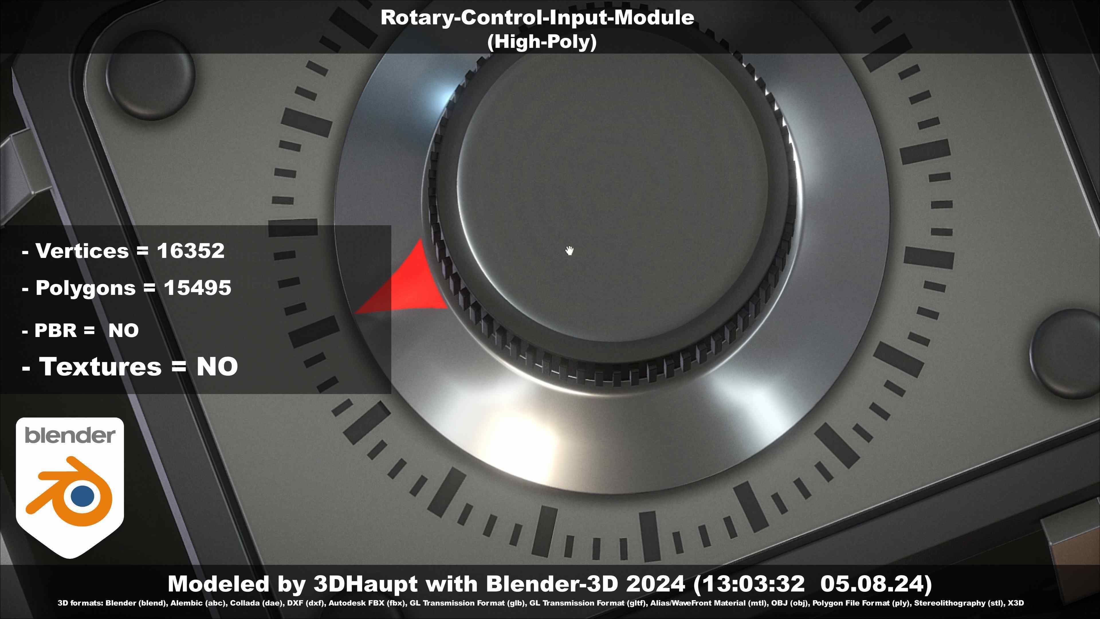 Rotary-Control-Input-Module 3D model_50