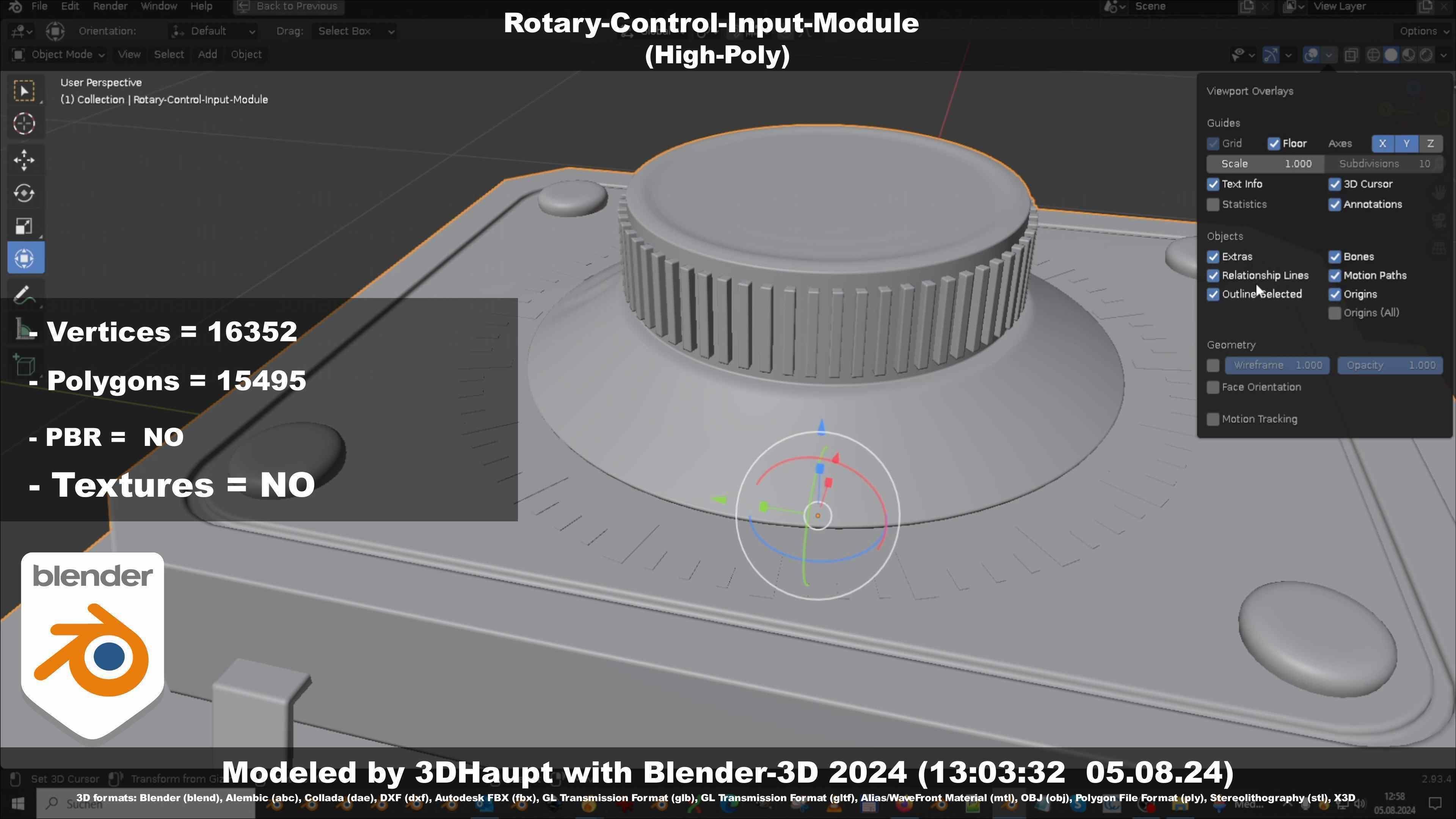 Rotary-Control-Input-Module 3D model_66
