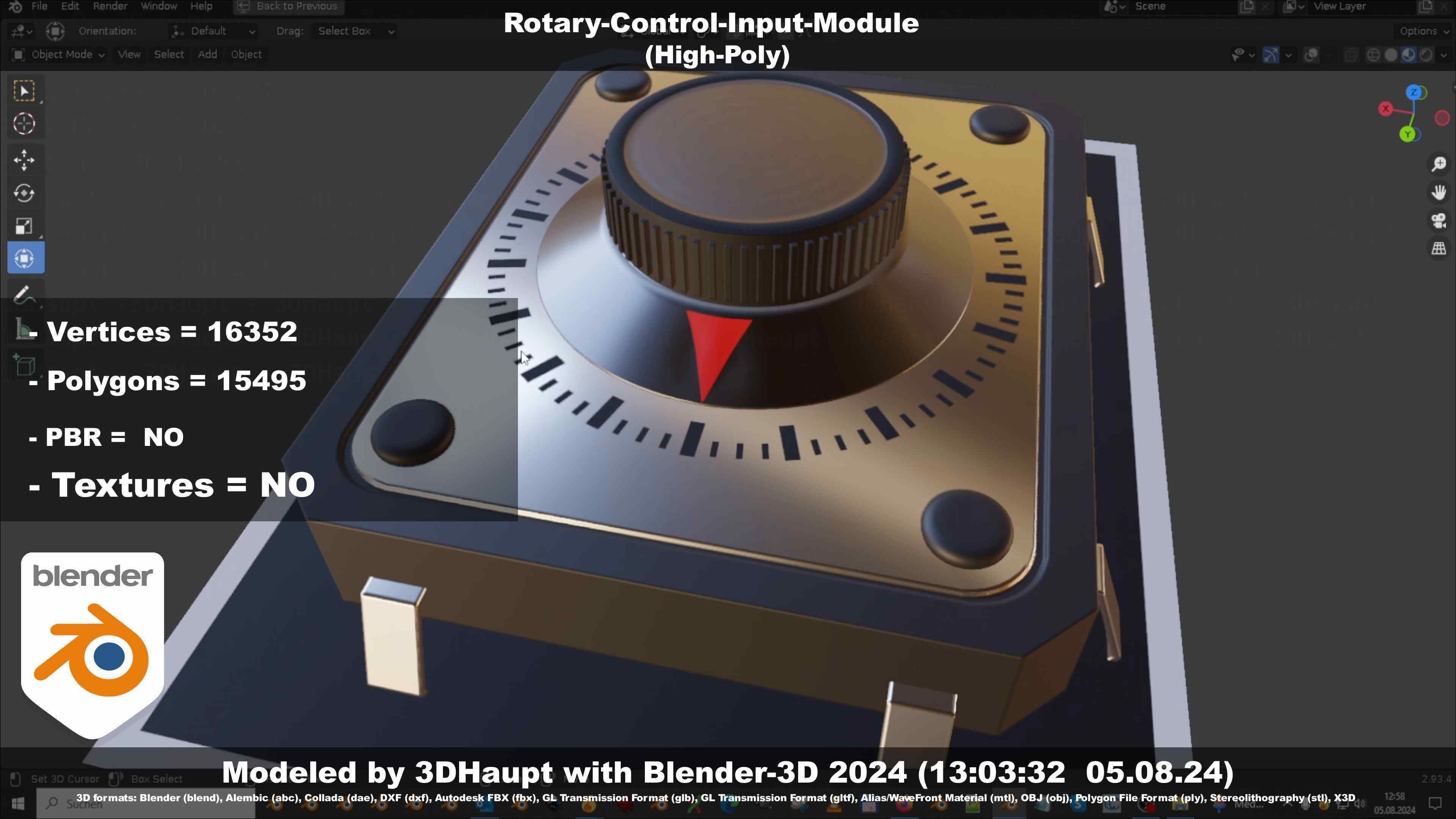 Rotary-Control-Input-Module 3D model_99