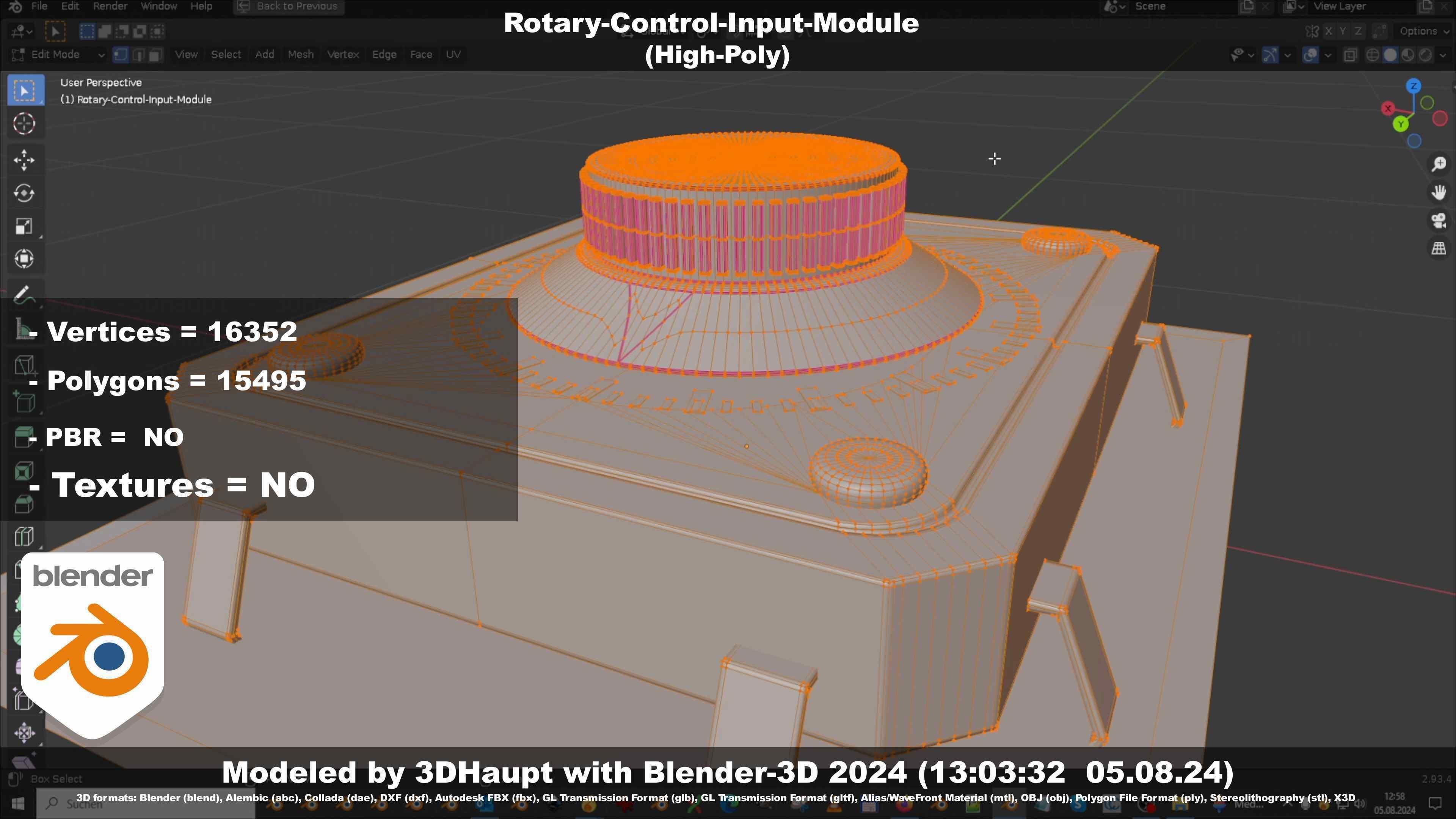 Rotary-Control-Input-Module 3D model_67