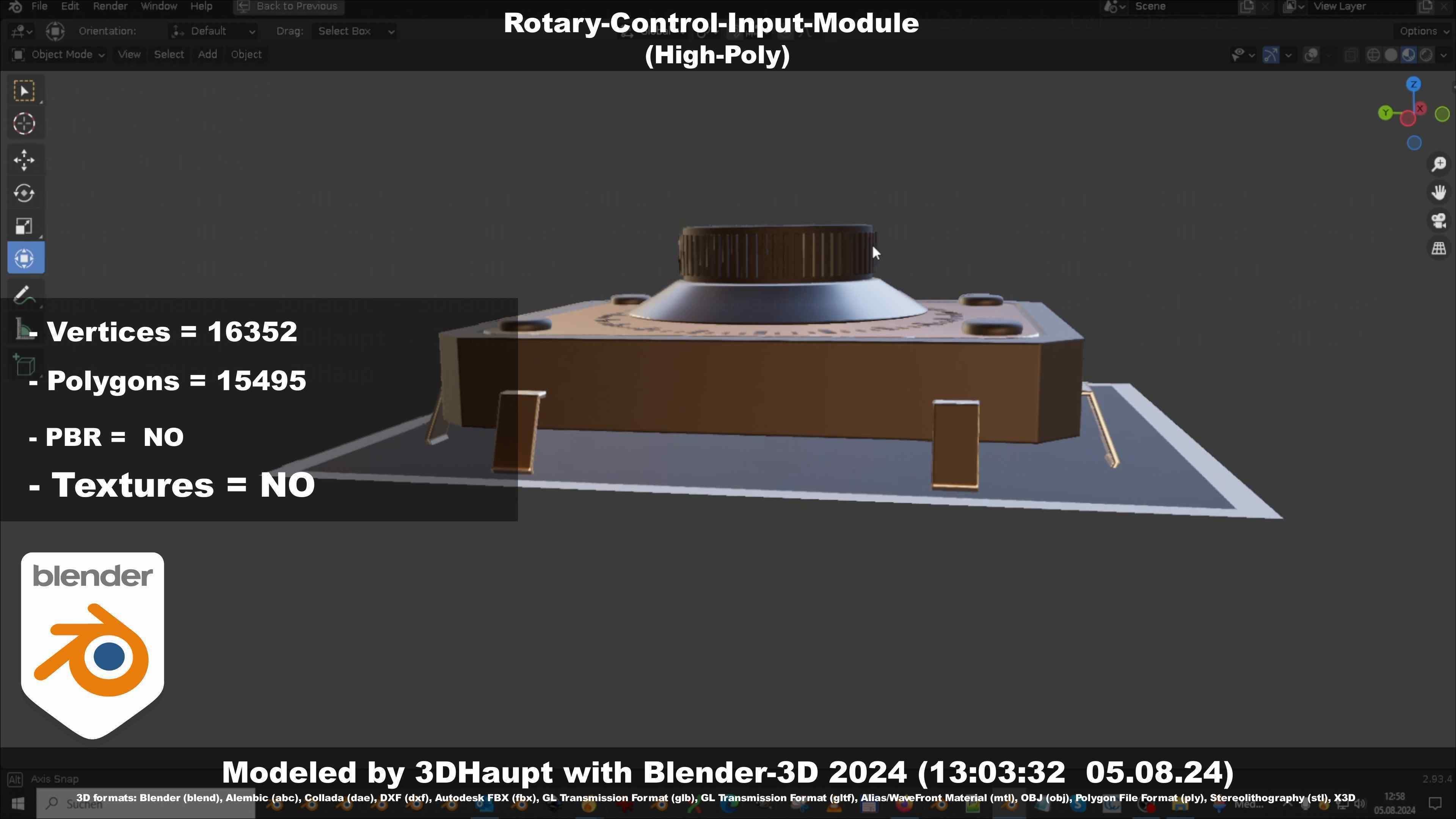 Rotary-Control-Input-Module 3D model_70