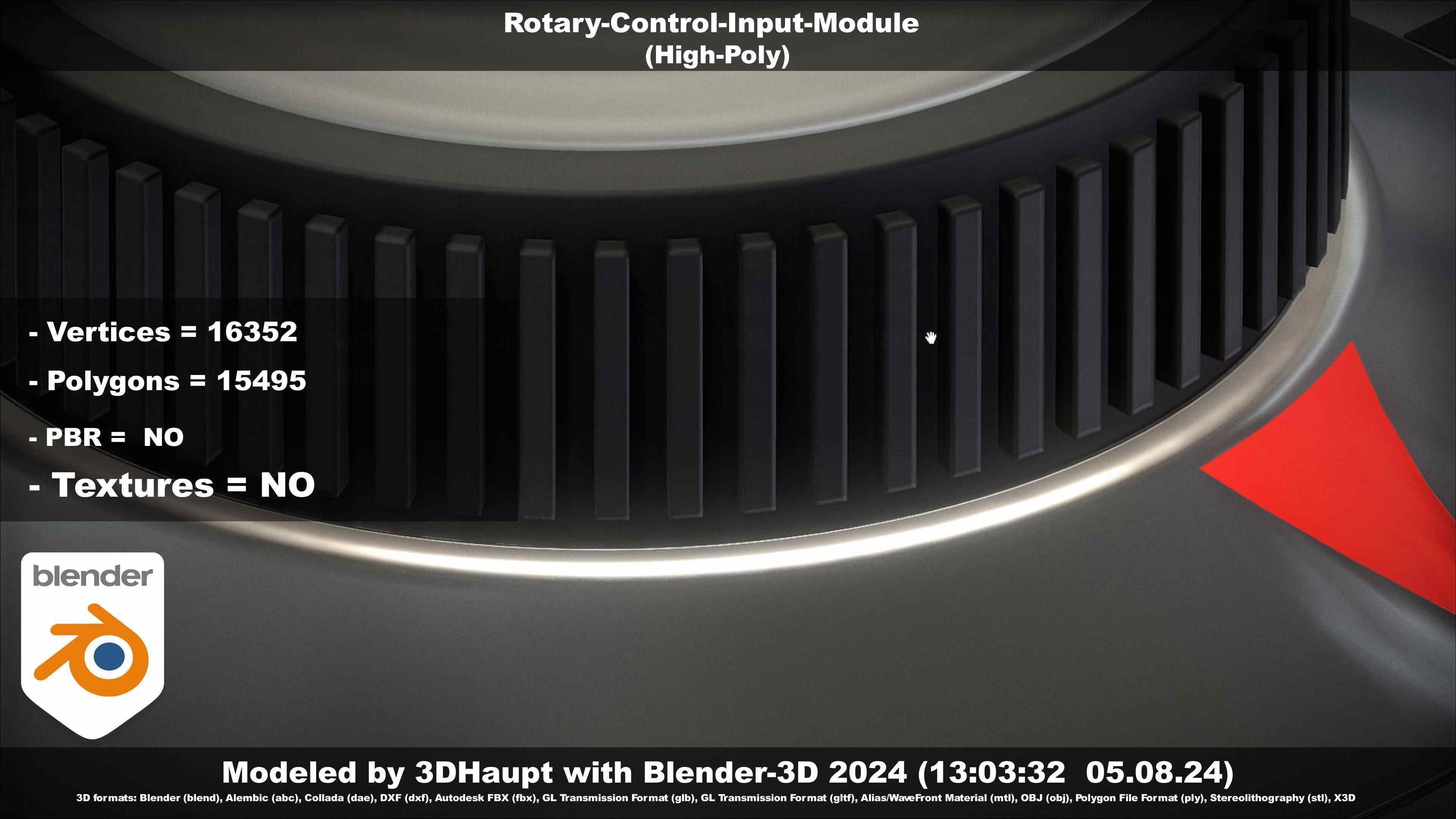 Rotary-Control-Input-Module 3D model_8