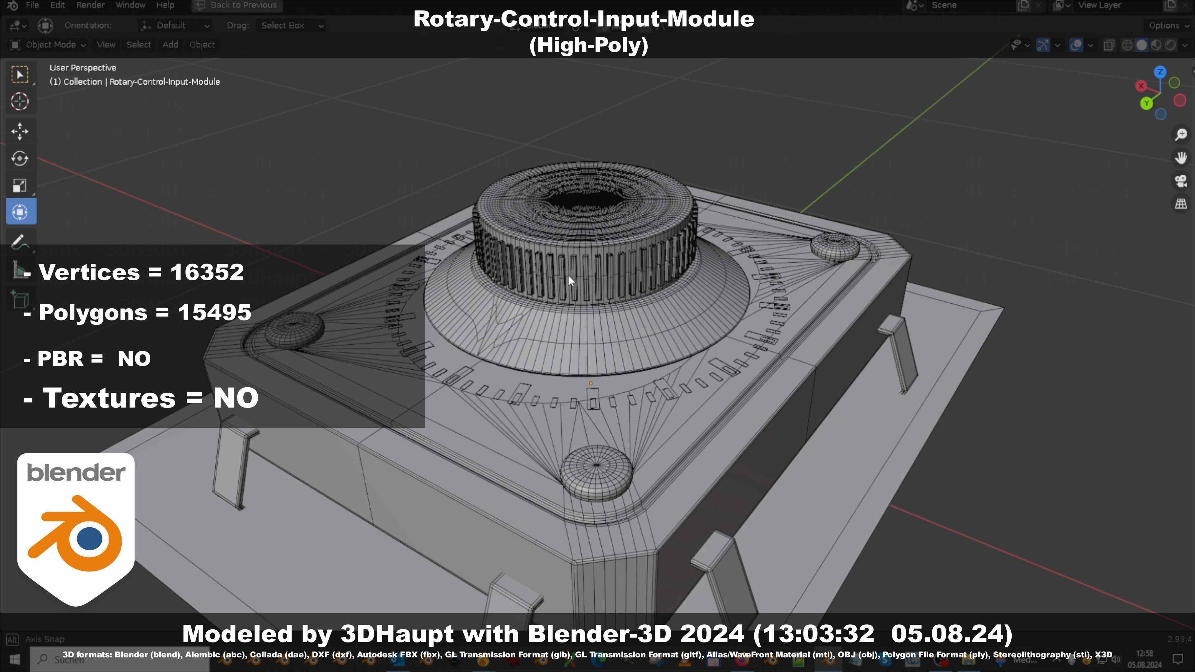Rotary-Control-Input-Module 3D model_108
