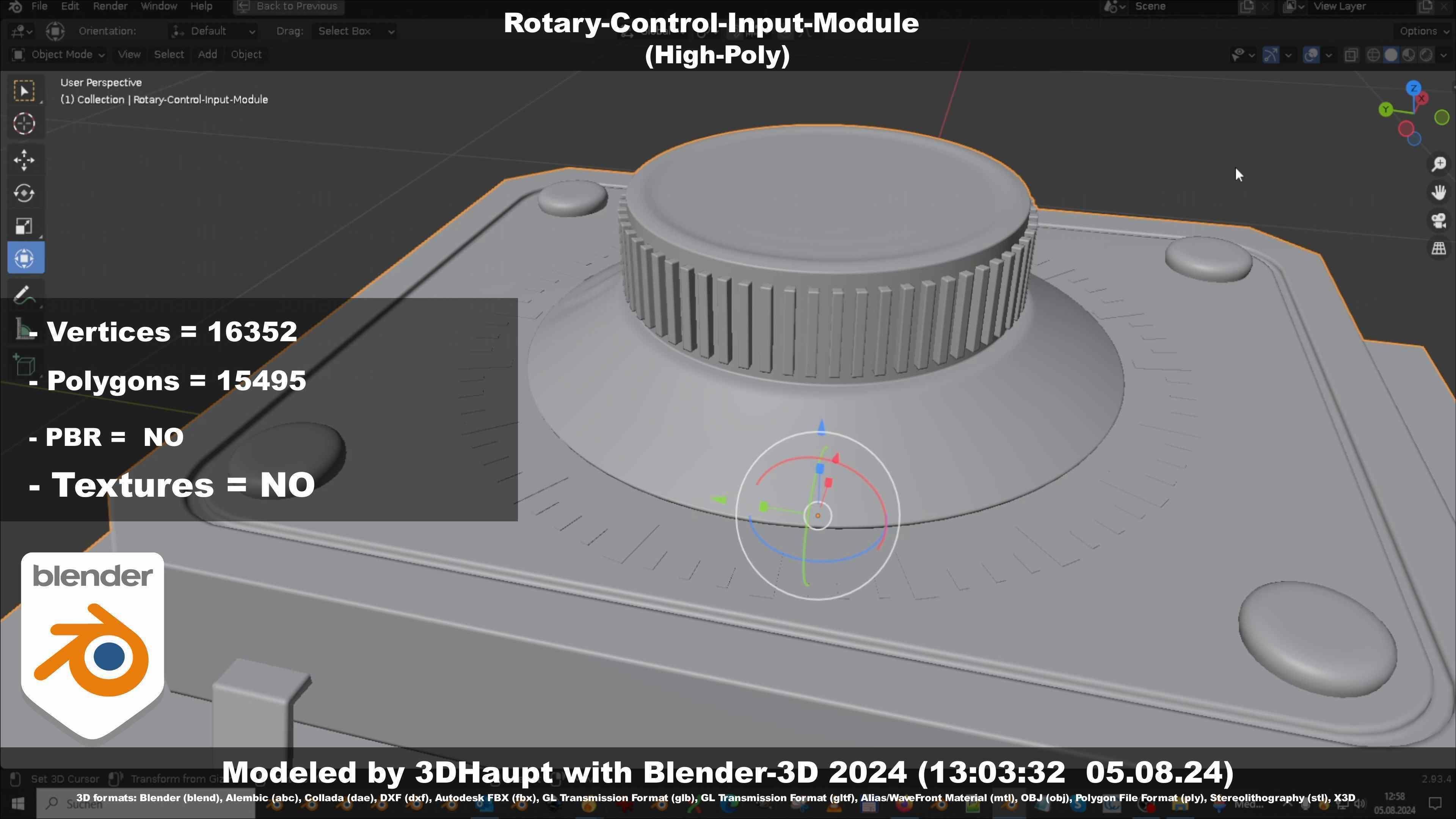 Rotary-Control-Input-Module 3D model_23