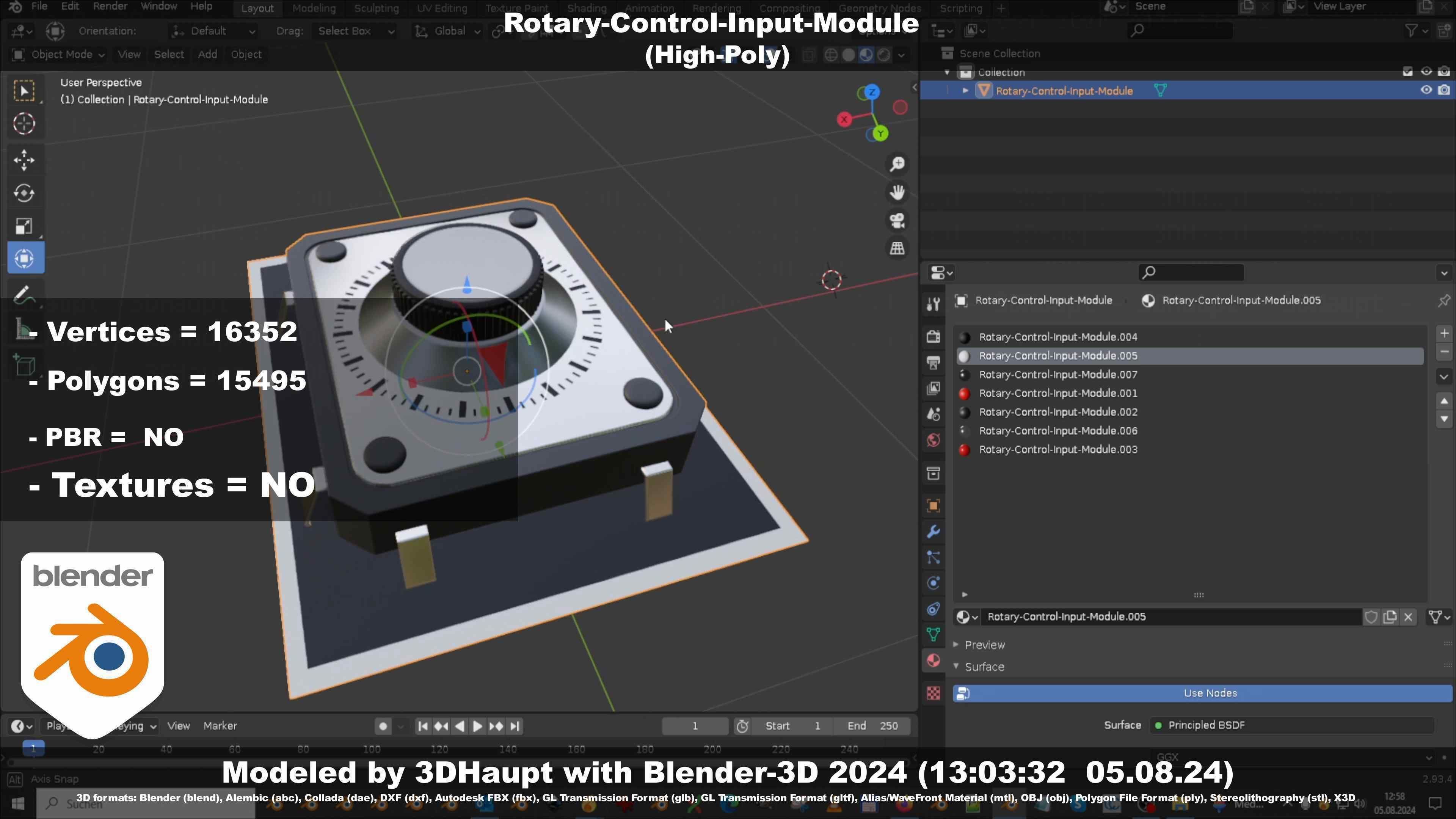 Rotary-Control-Input-Module 3D model_104