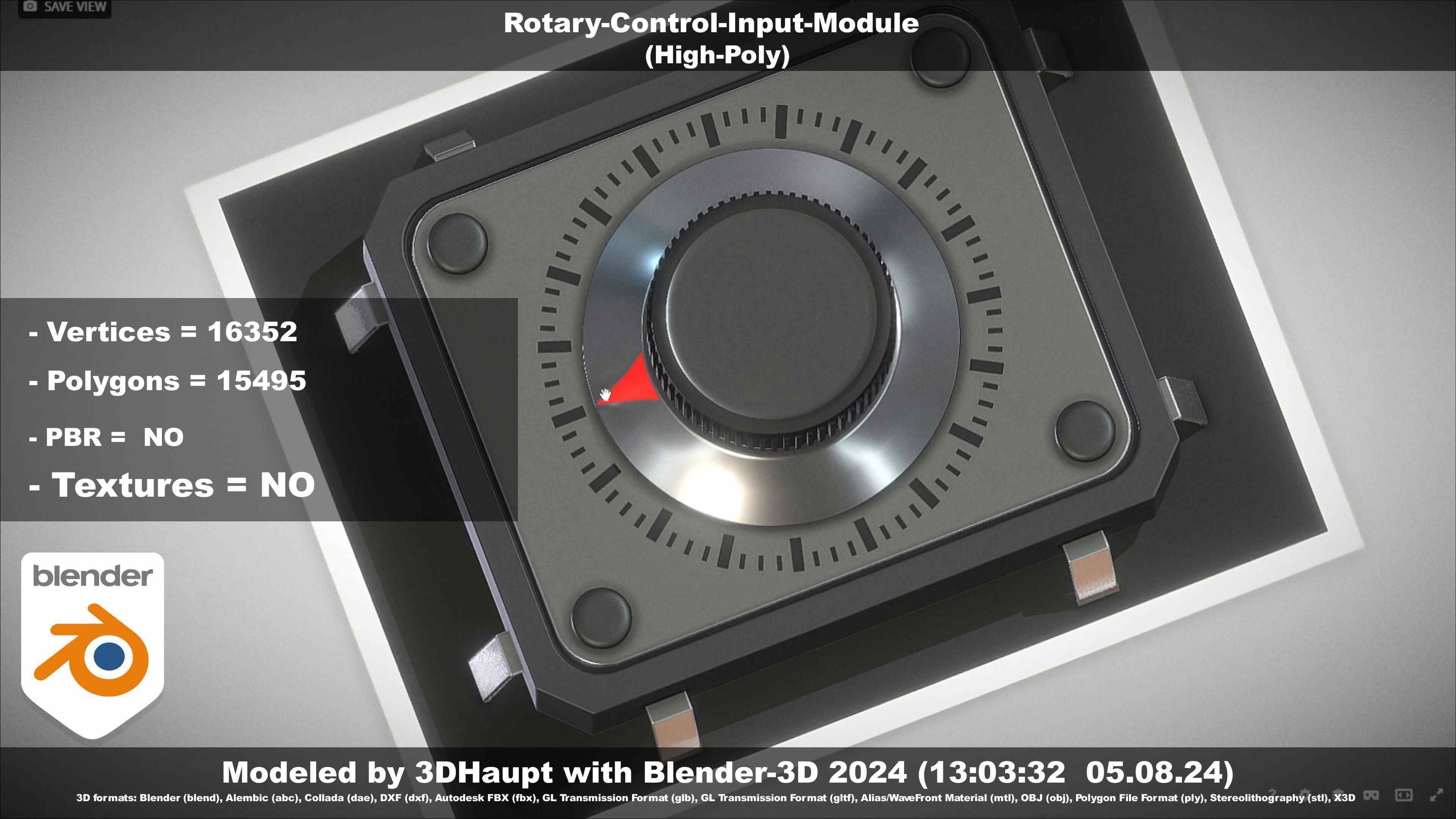 Rotary-Control-Input-Module 3D model_77