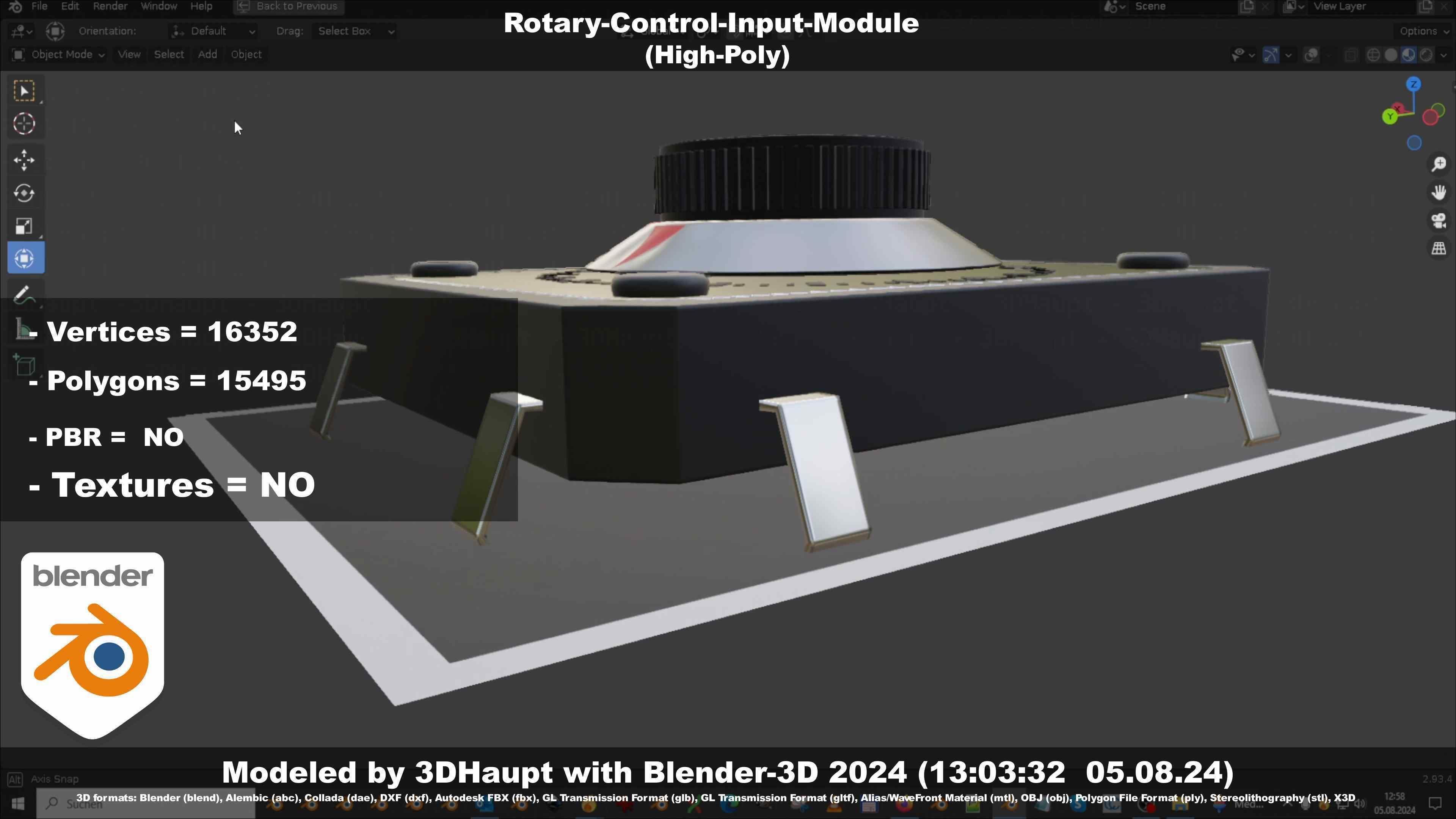 Rotary-Control-Input-Module 3D model_65