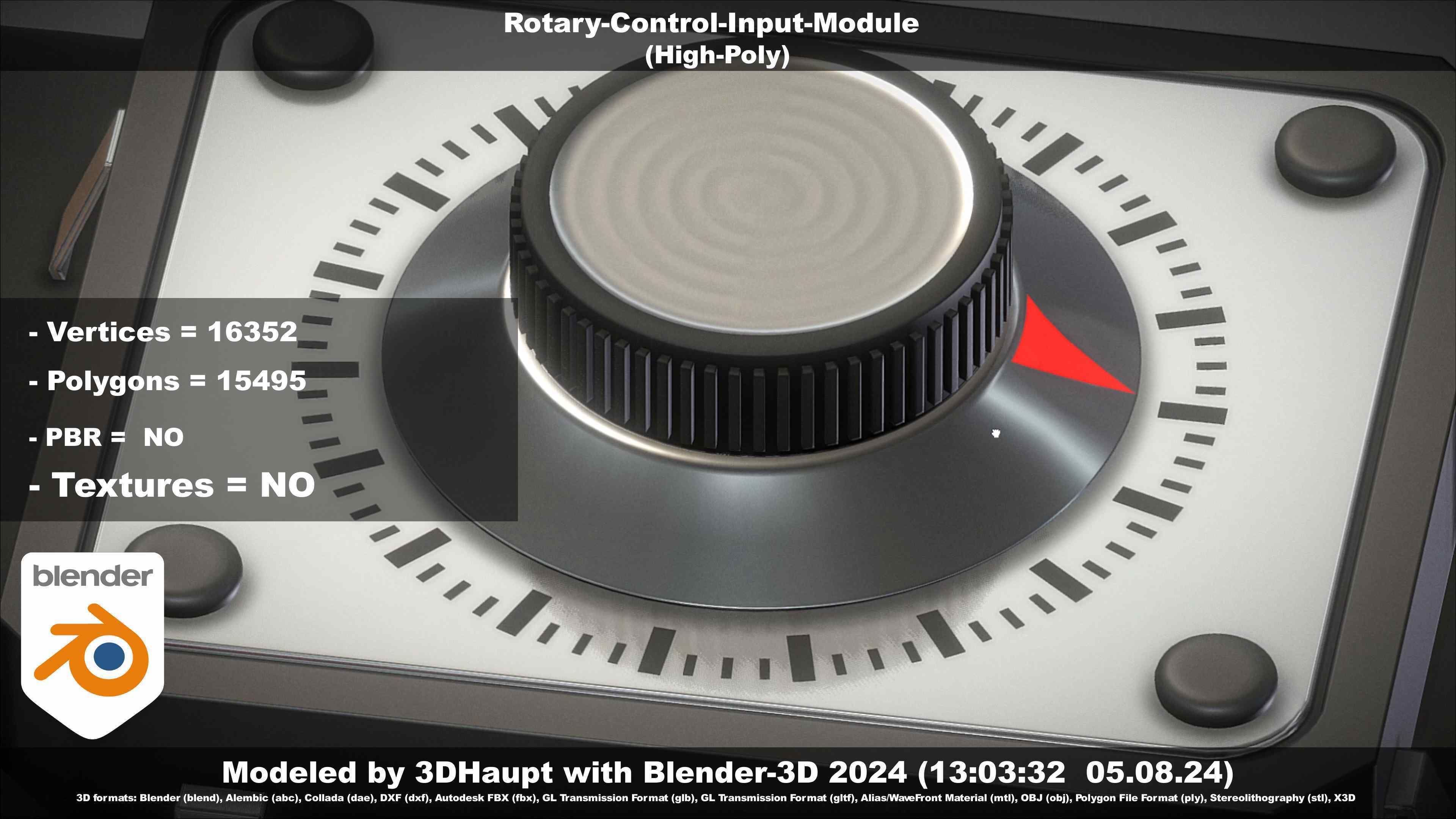 Rotary-Control-Input-Module 3D model_17