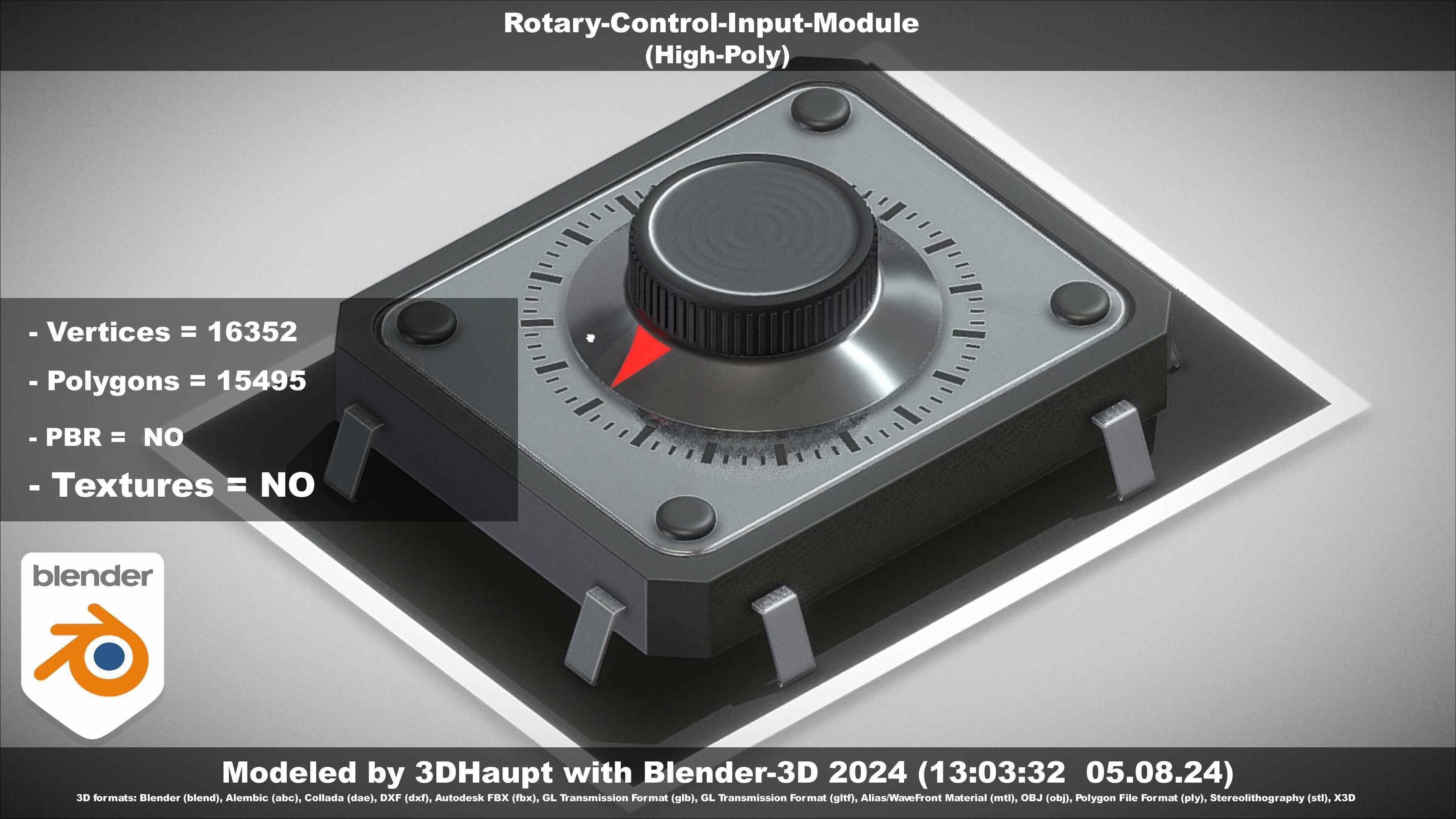 Rotary-Control-Input-Module 3D model_47