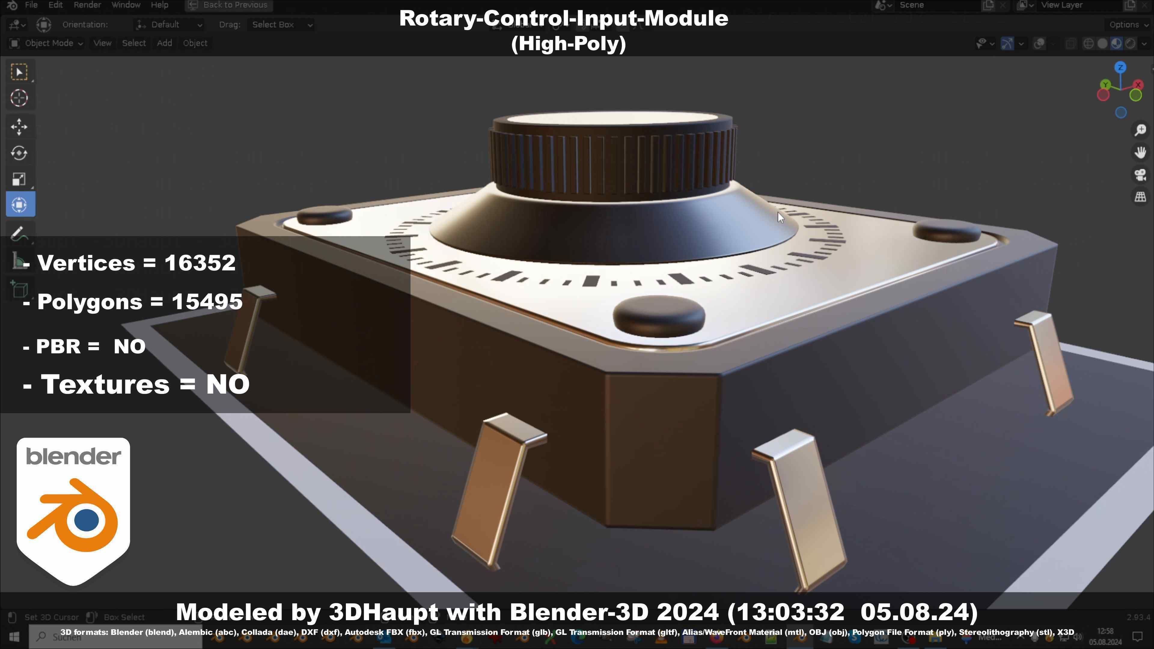 Rotary-Control-Input-Module 3D model_26