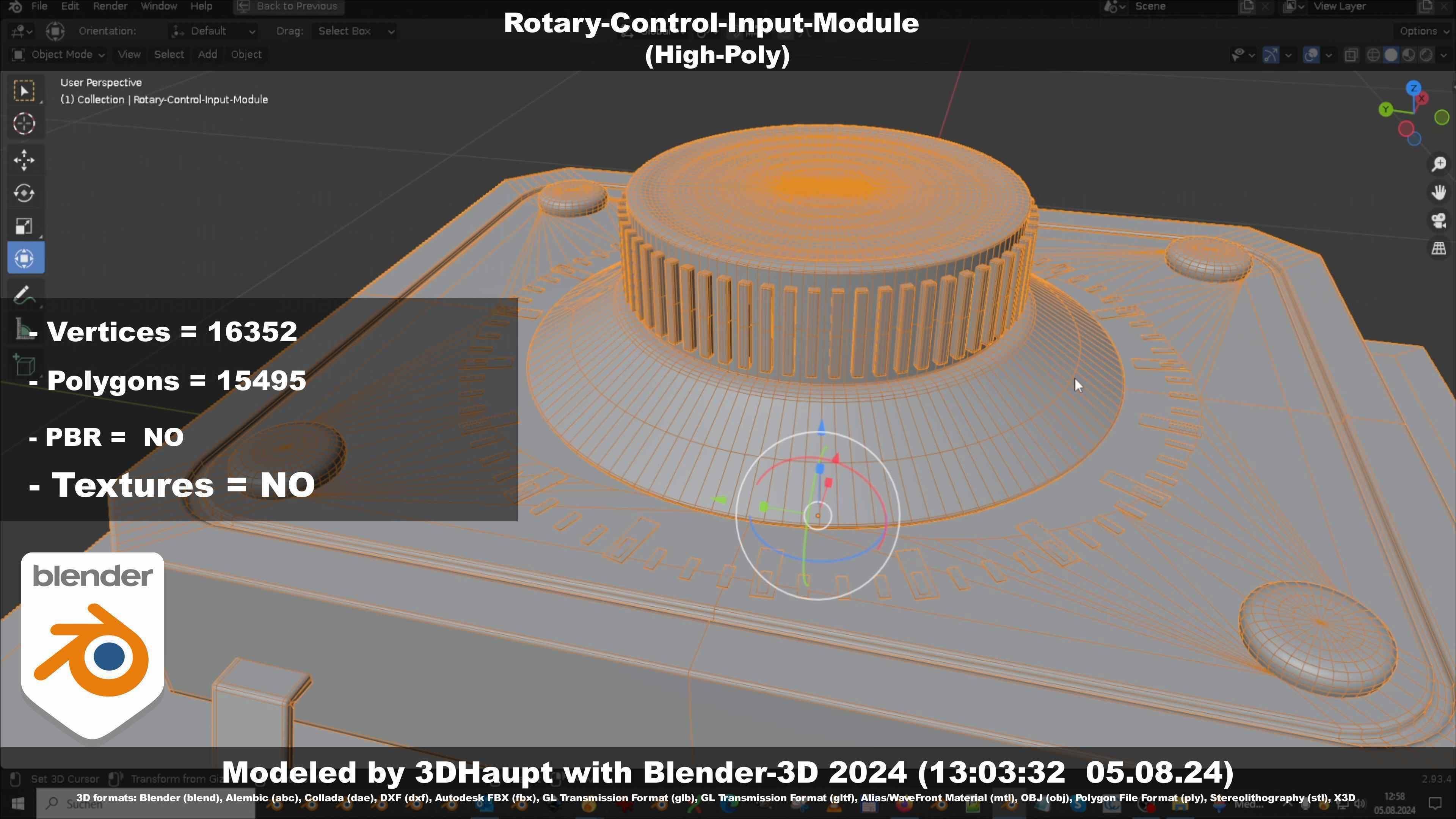 Rotary-Control-Input-Module 3D model_53