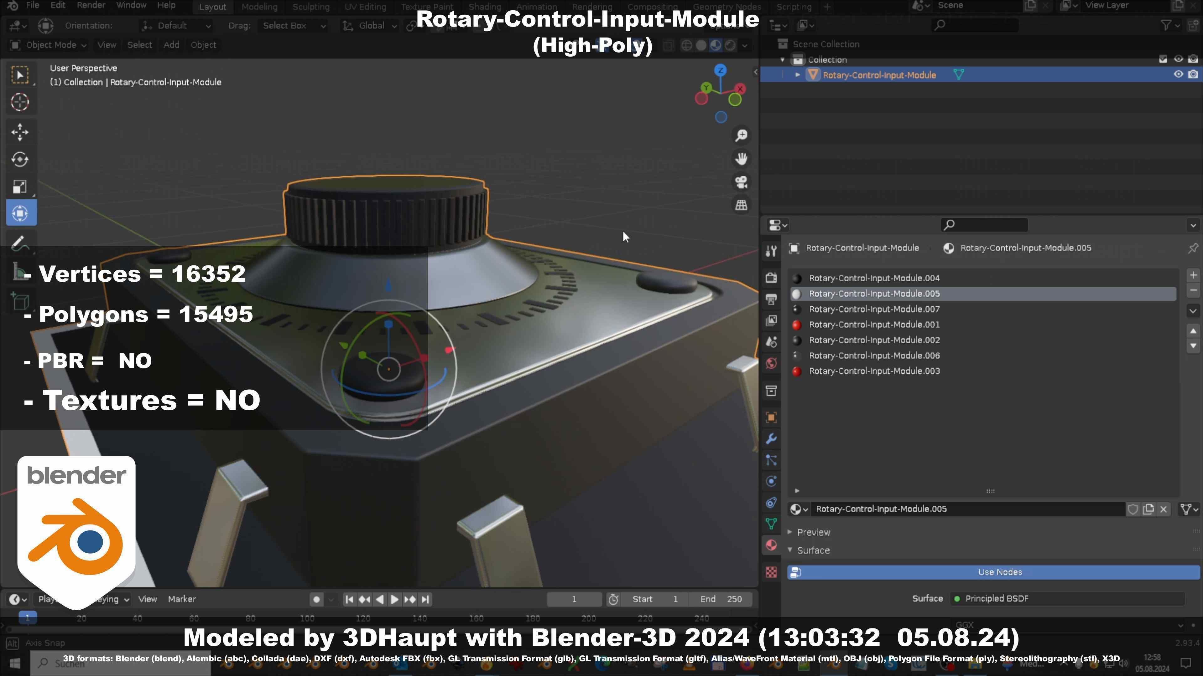 Rotary-Control-Input-Module 3D model_101