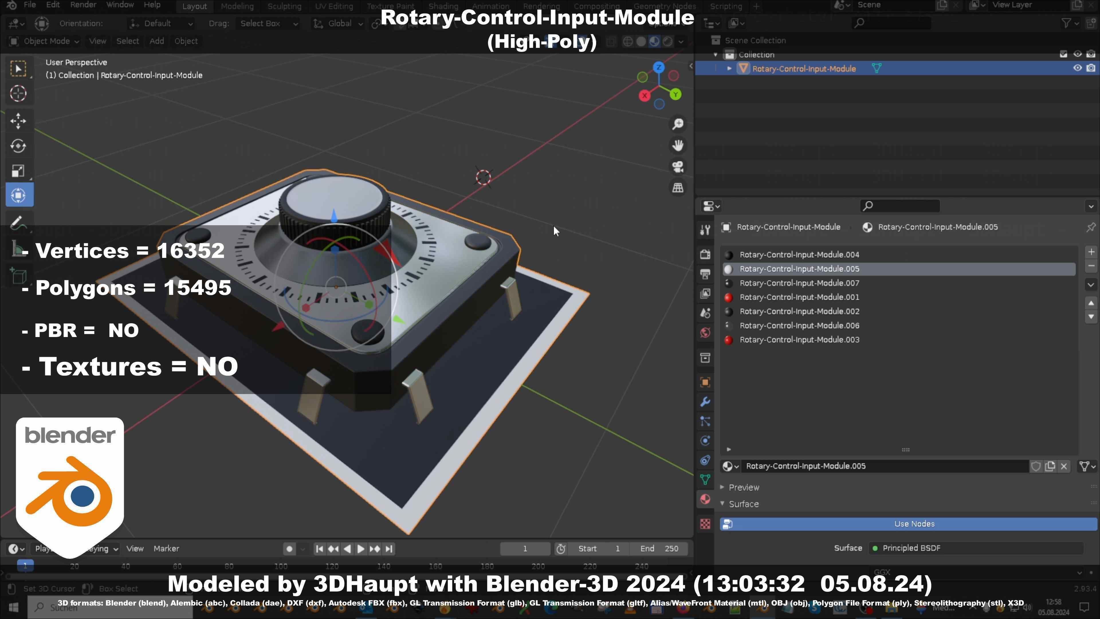 Rotary-Control-Input-Module 3D model_105