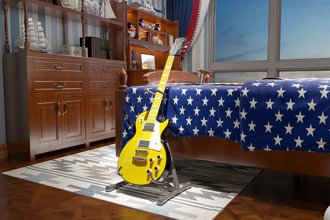 American style children room 3D Model 3D model 3