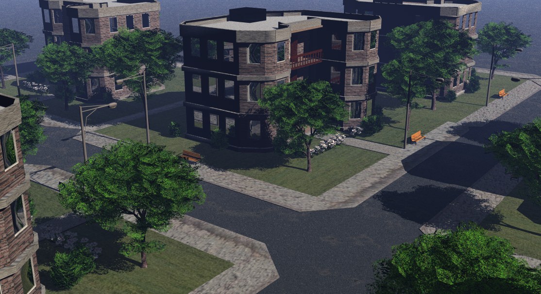 Street Corner 3D print model_2