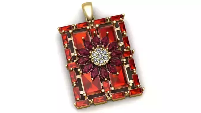 Women Fashion Pendant 3d Printable Model 3D print model