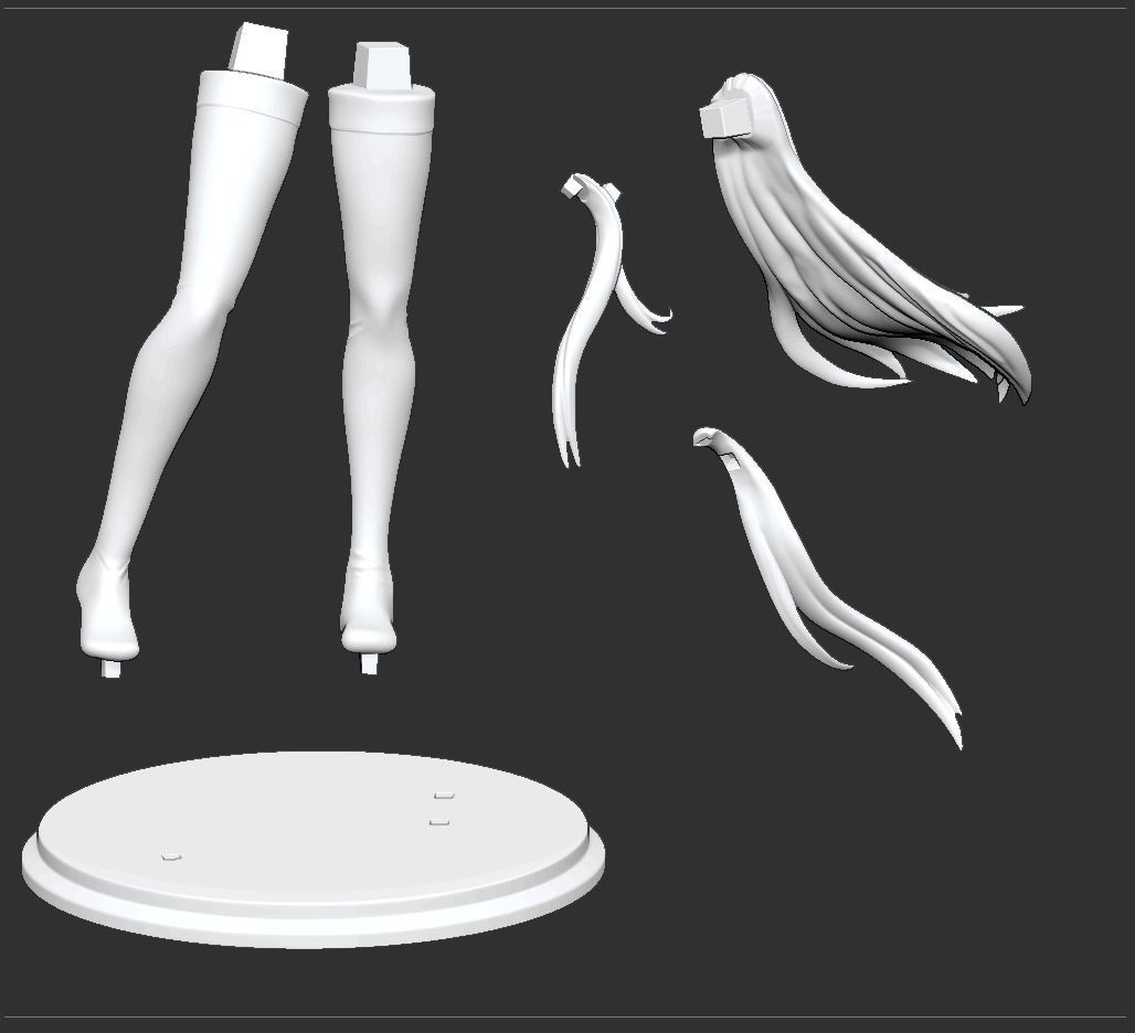Asuka Maid - Evangelion 3D print model_3