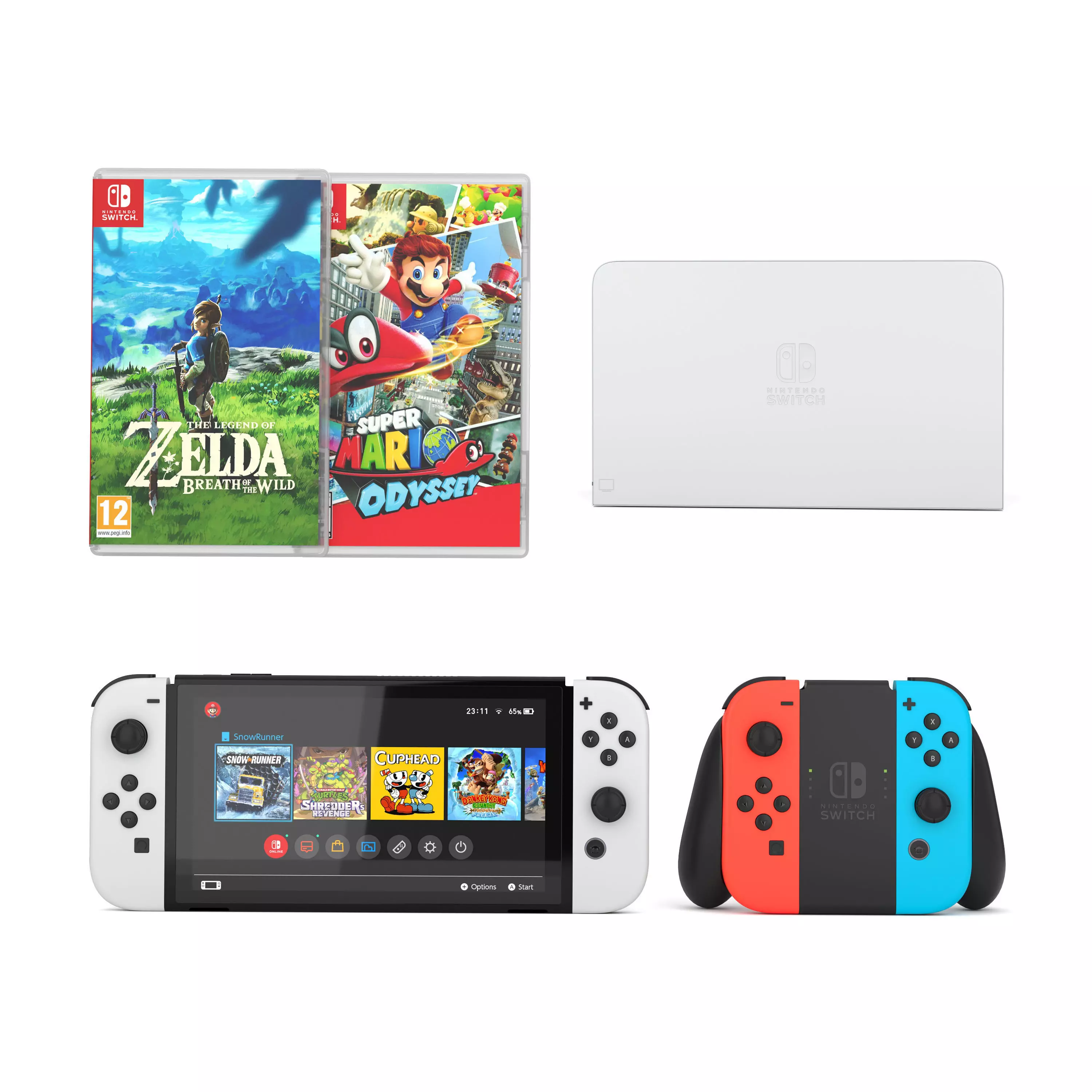 Nintendo Switch Oled 3D model_0