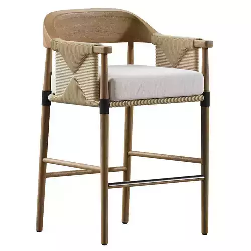 Arteriors Estes Outdoor Bar Stool