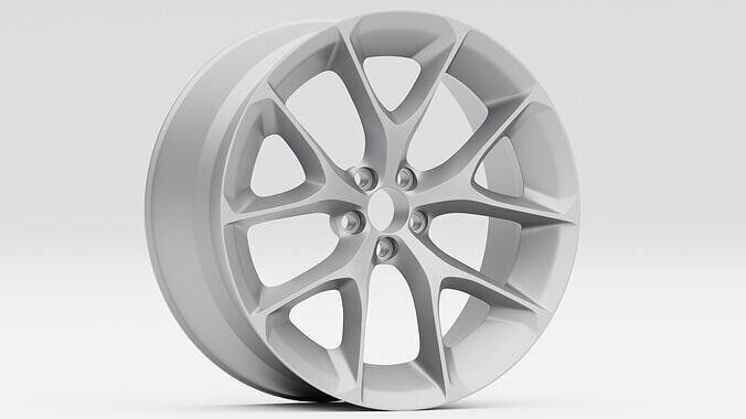 Dodge Challenger 2523PG Rim 3D model