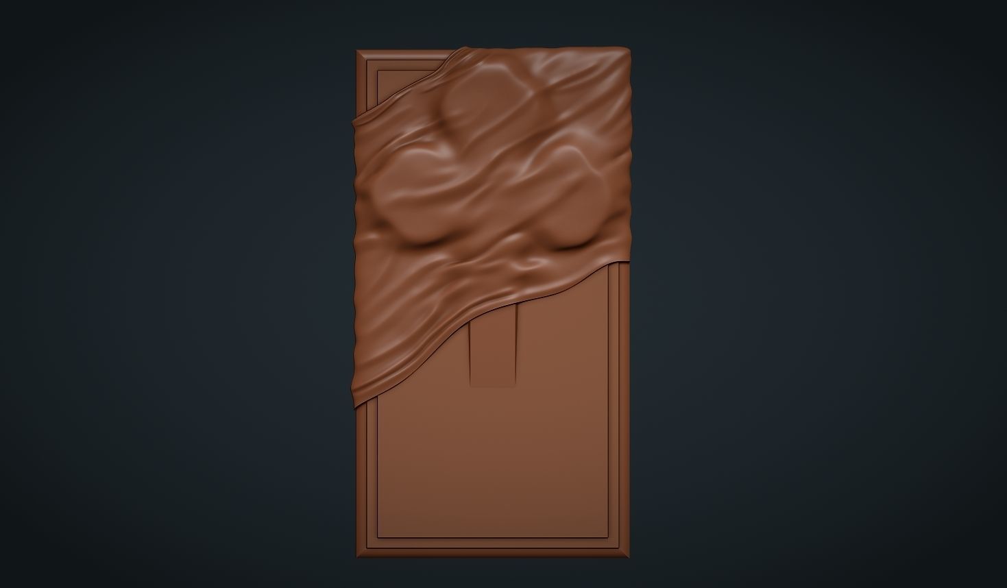 Memorial Tombstone with cross 3D print model_4