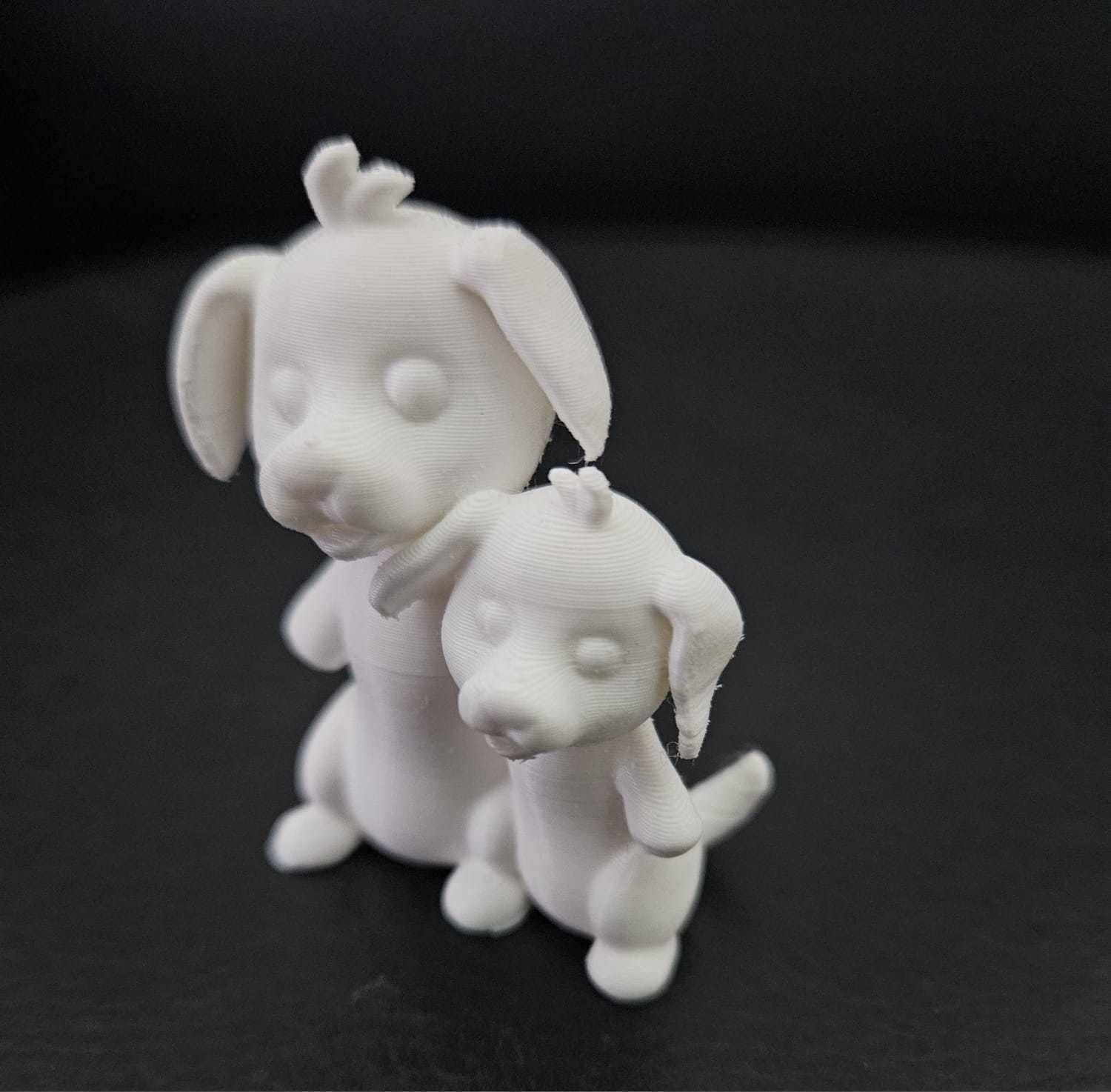 Dachshund Hug 3D print model_5