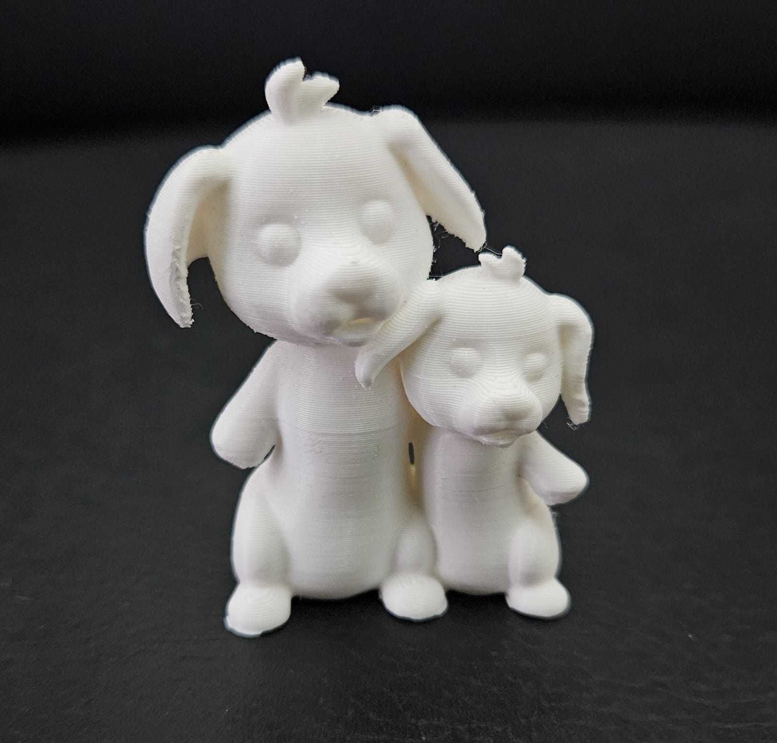 Dachshund Hug 3D print model_4