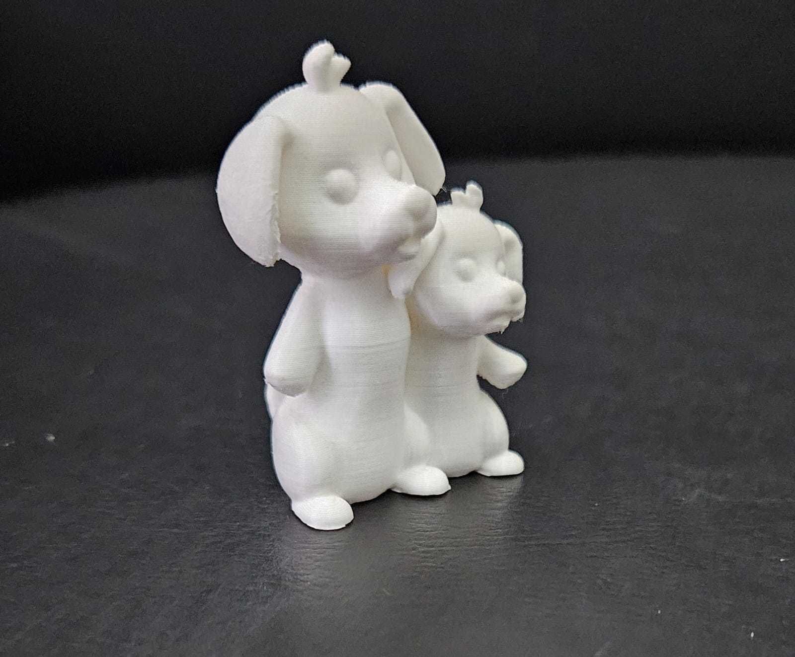 Dachshund Hug 3D print model_11