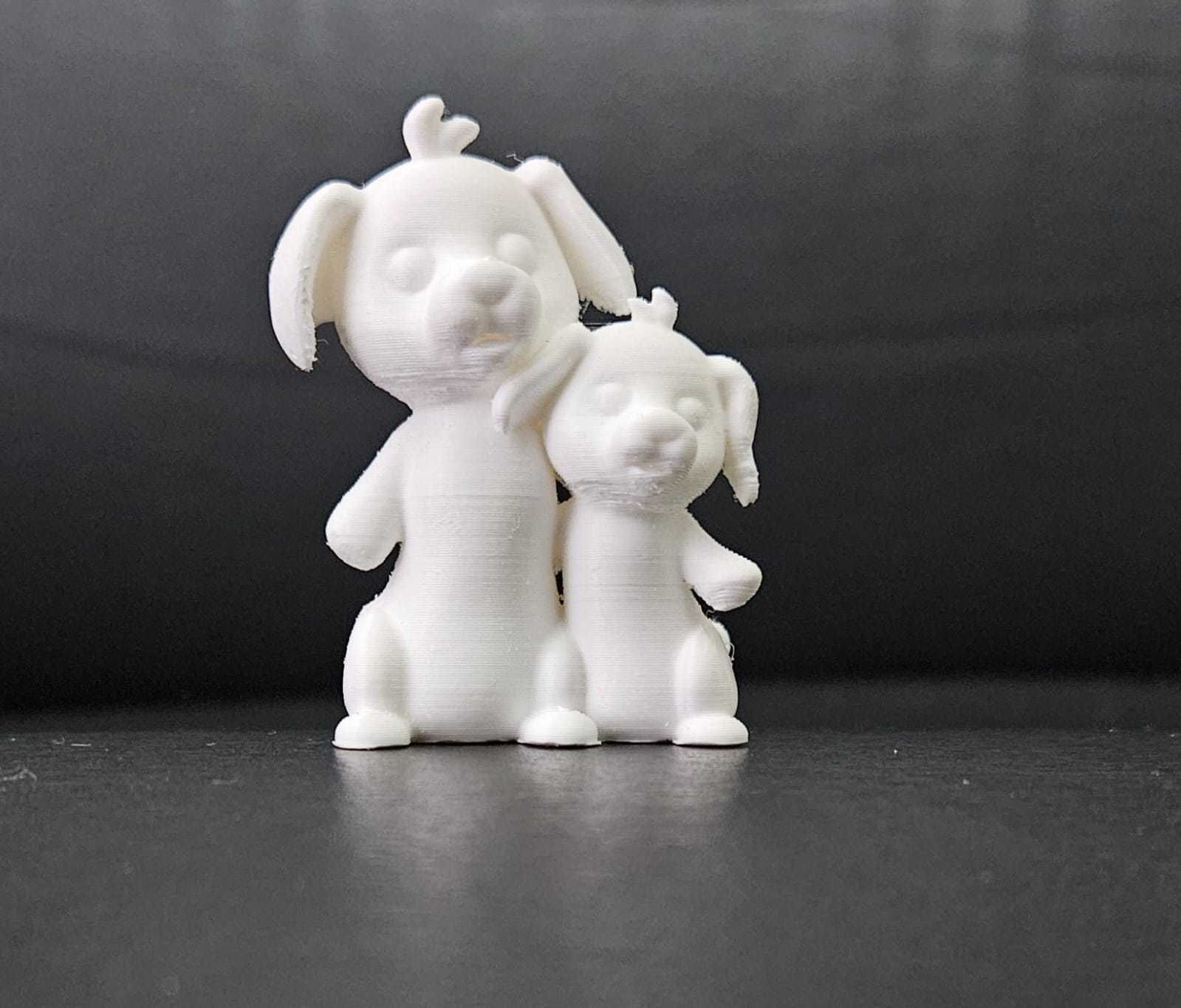 Dachshund Hug 3D print model_12