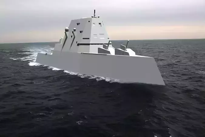 USS Zumwalt DDG-1000 RC 3D print model