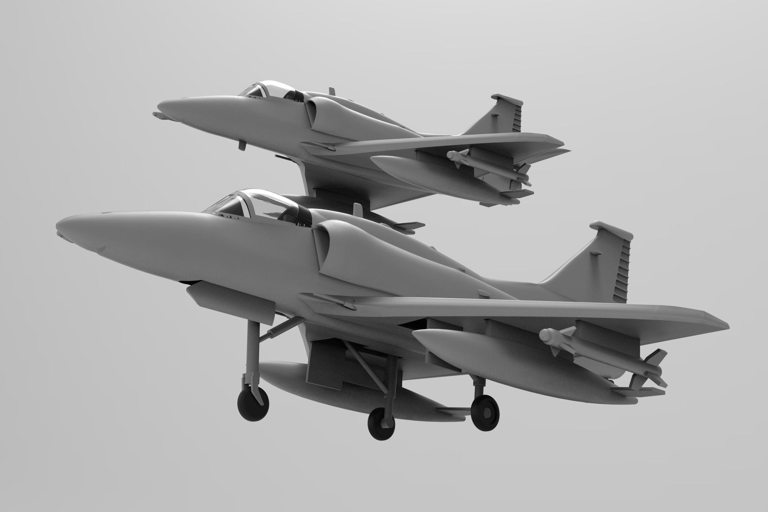 Lockheed Martin A-4AR Fightinghawk 3D print model_6