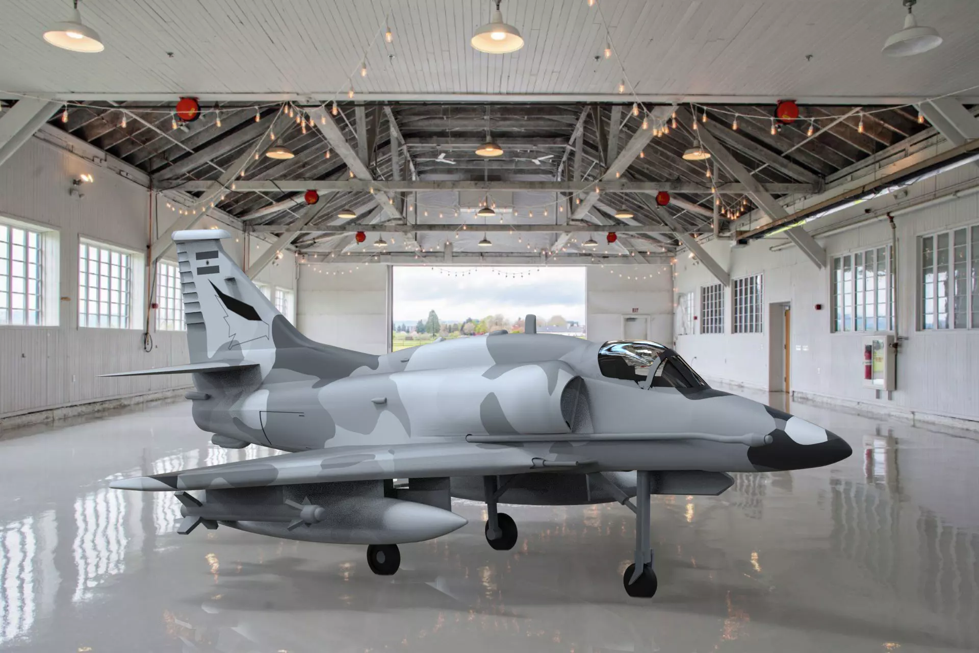 Lockheed Martin A-4AR Fightinghawk 3D print model_0