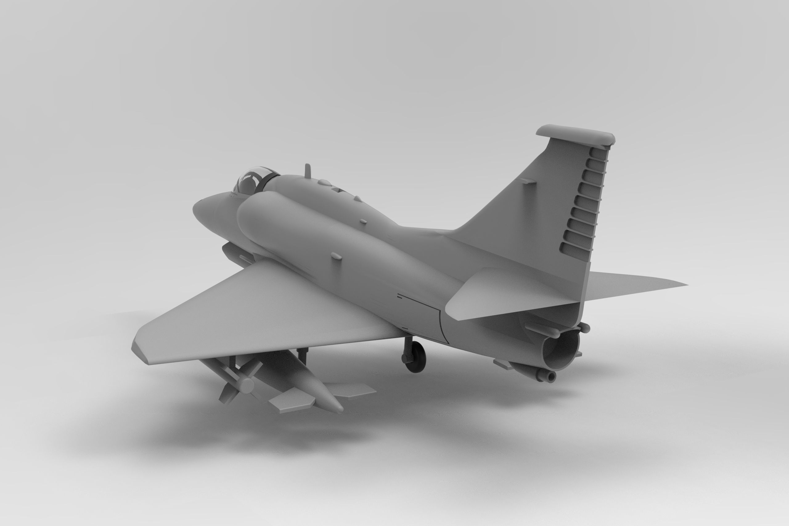 Lockheed Martin A-4AR Fightinghawk 3D print model_2