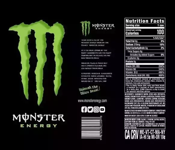 Monster Energy can