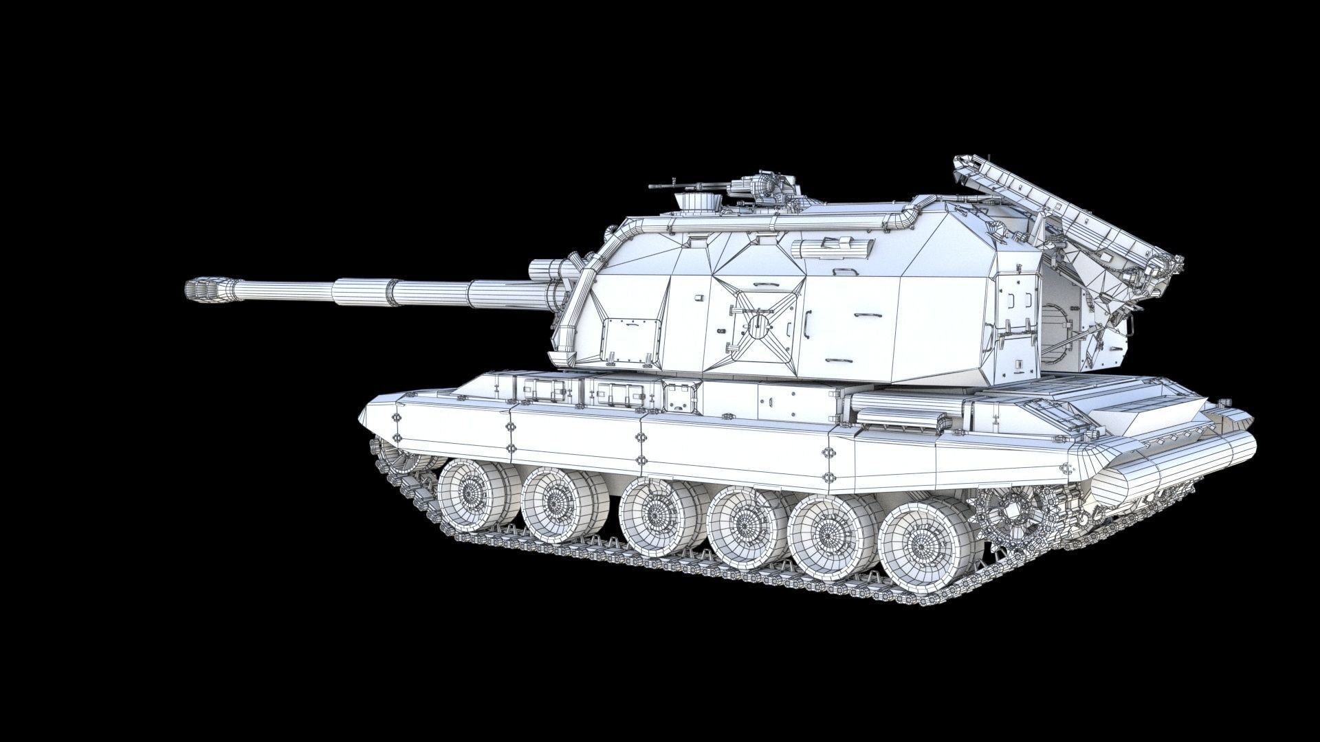 Msta-S 2S19 Self-propelled howitzer 3D model_23