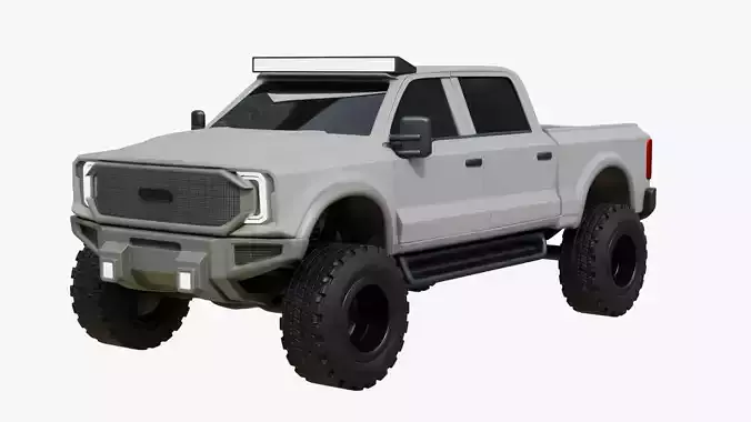 Current White 4X4 Truck