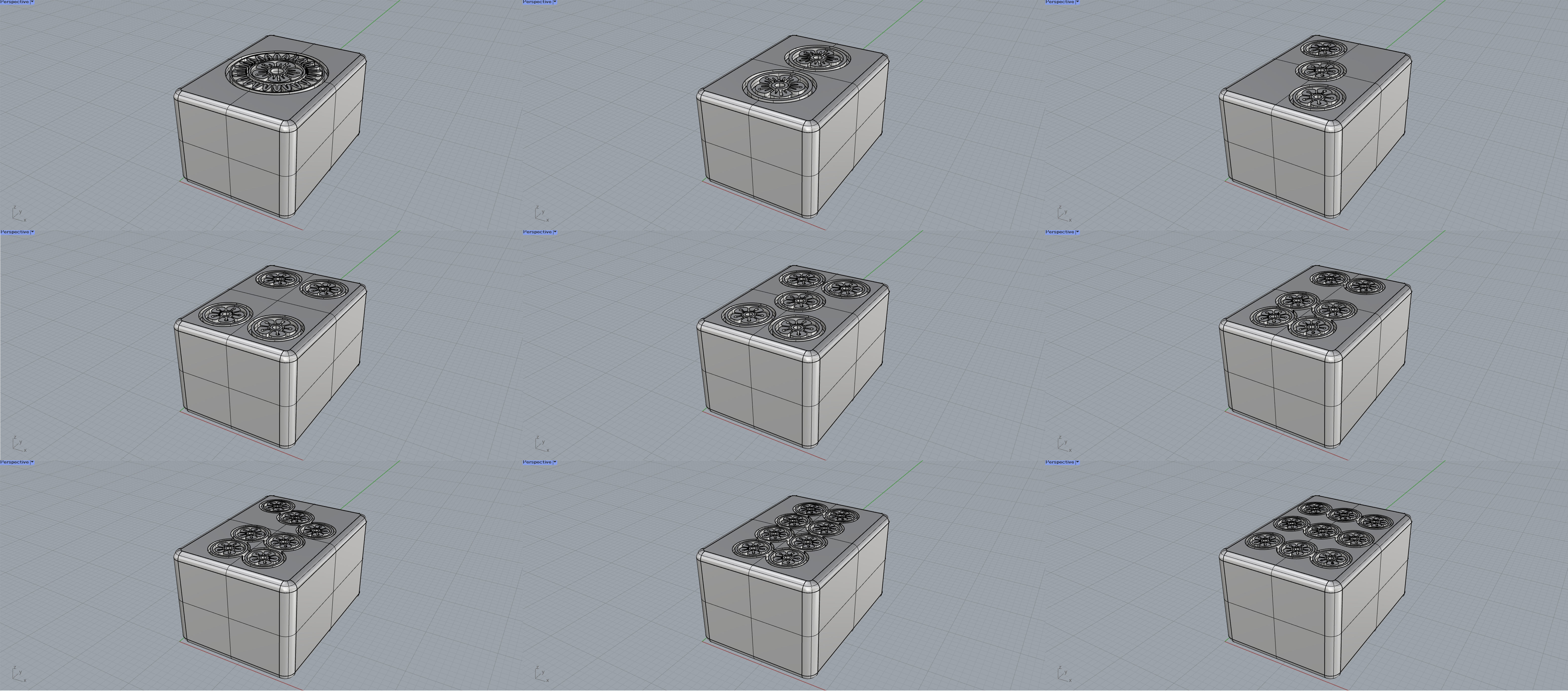 Mahjong tile Green Dragon 3dm 3D print model_4
