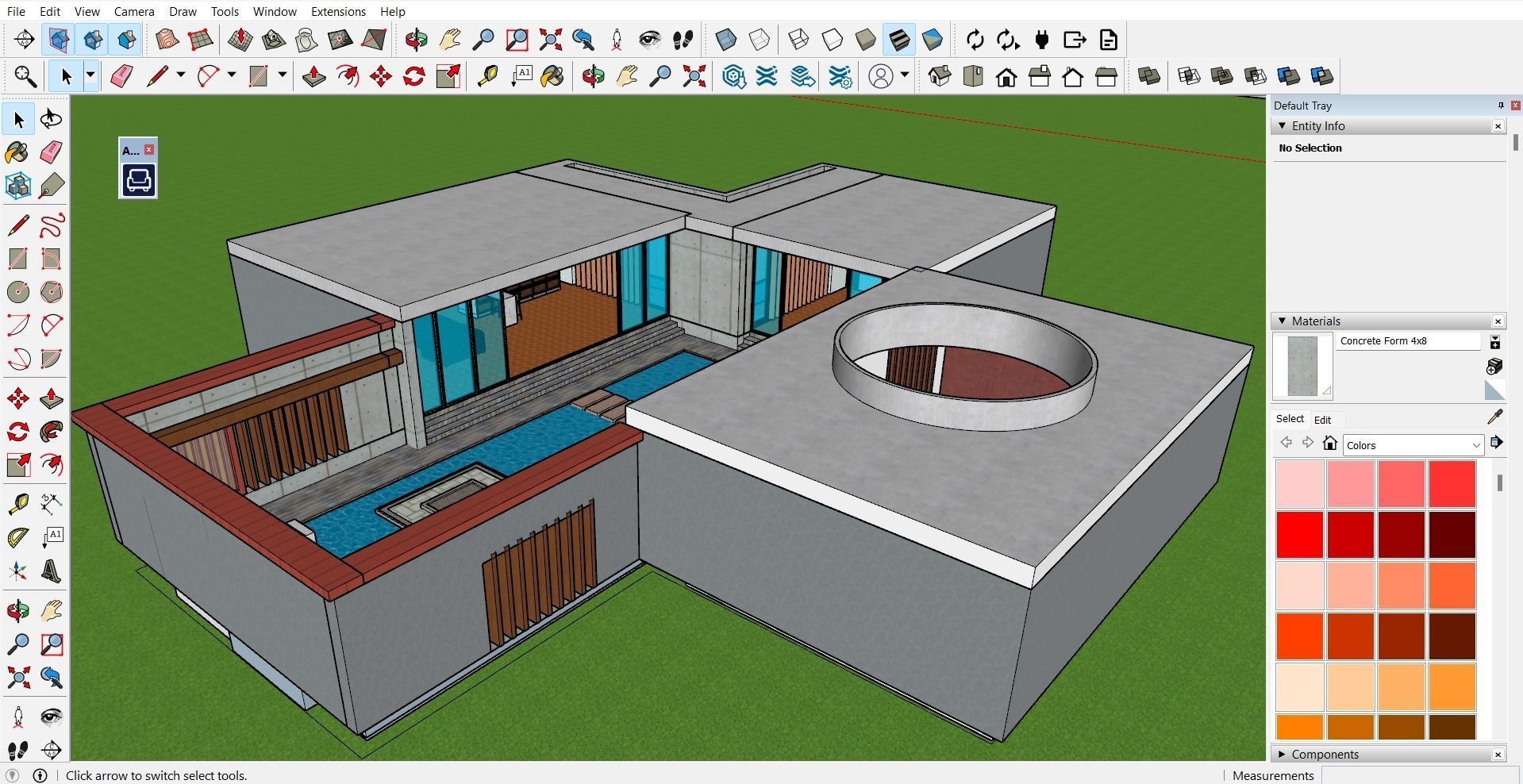 Meditation House Model Only 3D model_10
