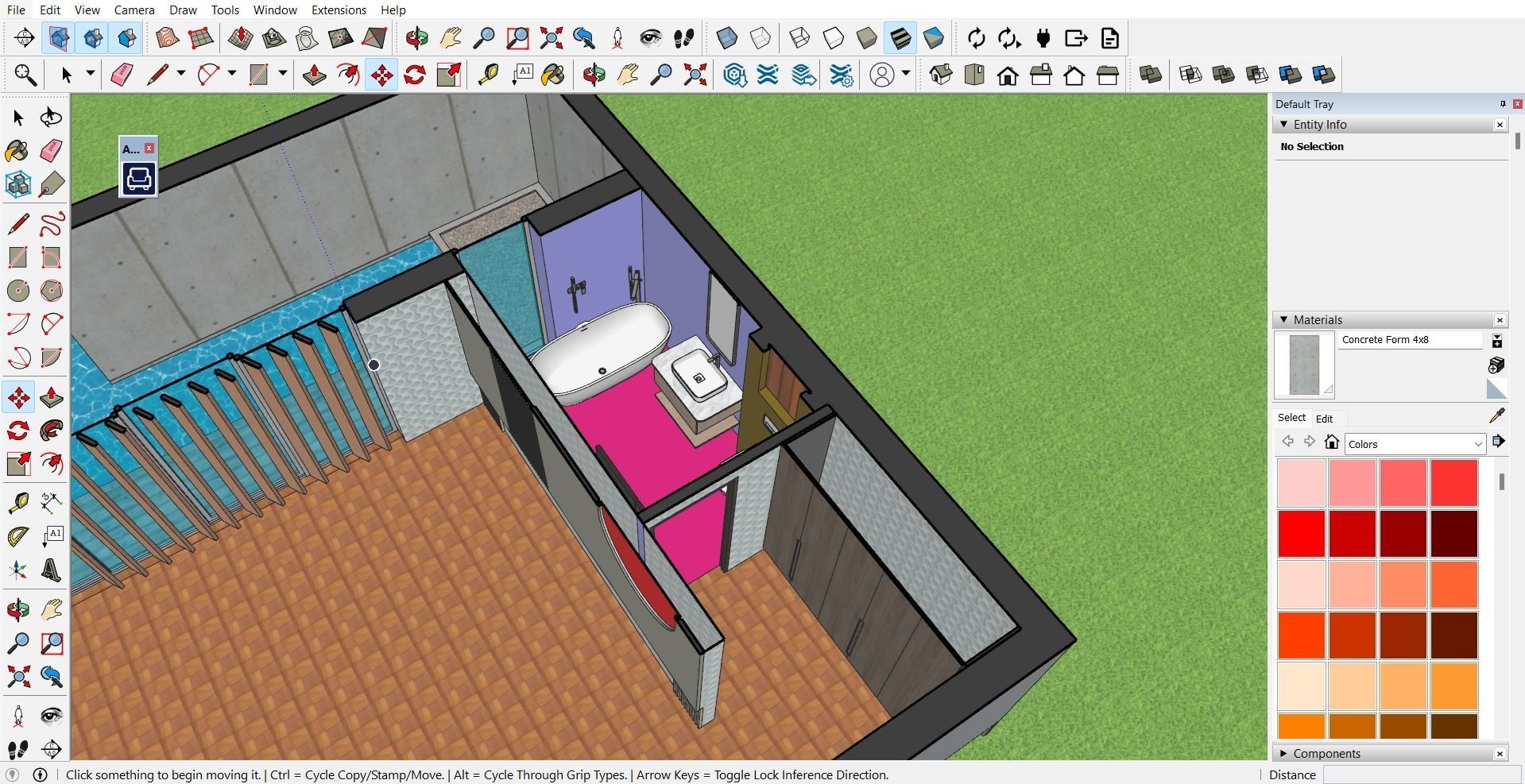 Meditation House Model Only 3D model_12