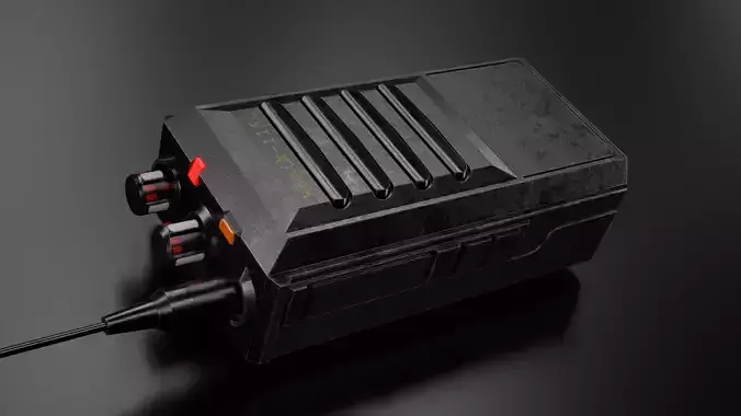 Transmitter Low-poly 3D model