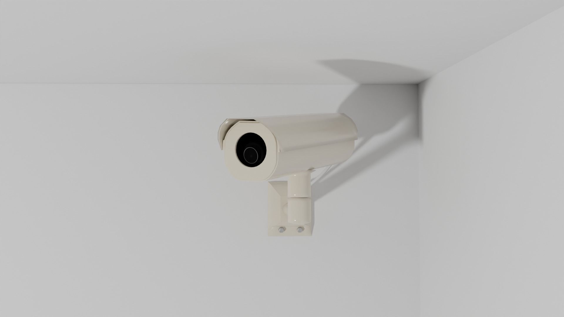 CCTV Camera Free low-poly 3D model_1