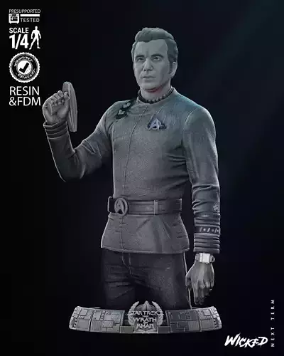 Wicked Movies Kirk Bust 3D print model 3D print model