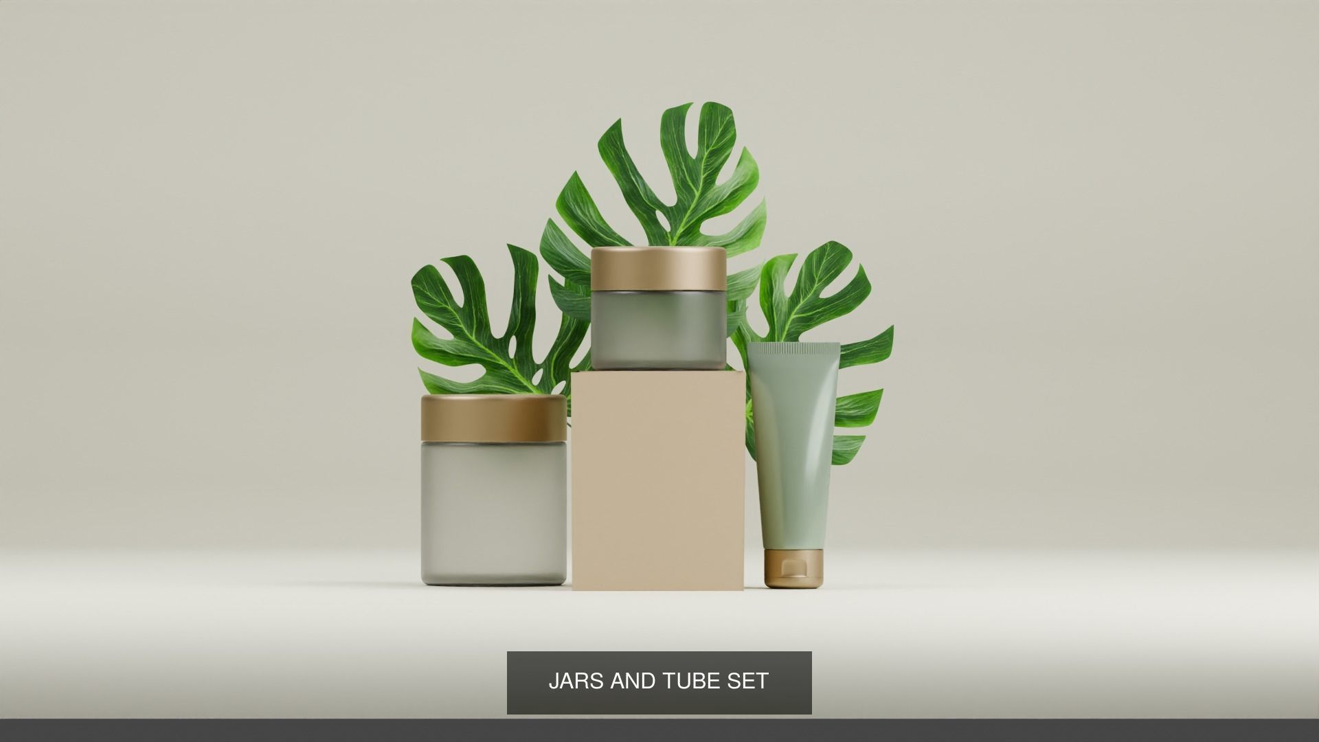 COSMETIC SET 3D Model Collection_3